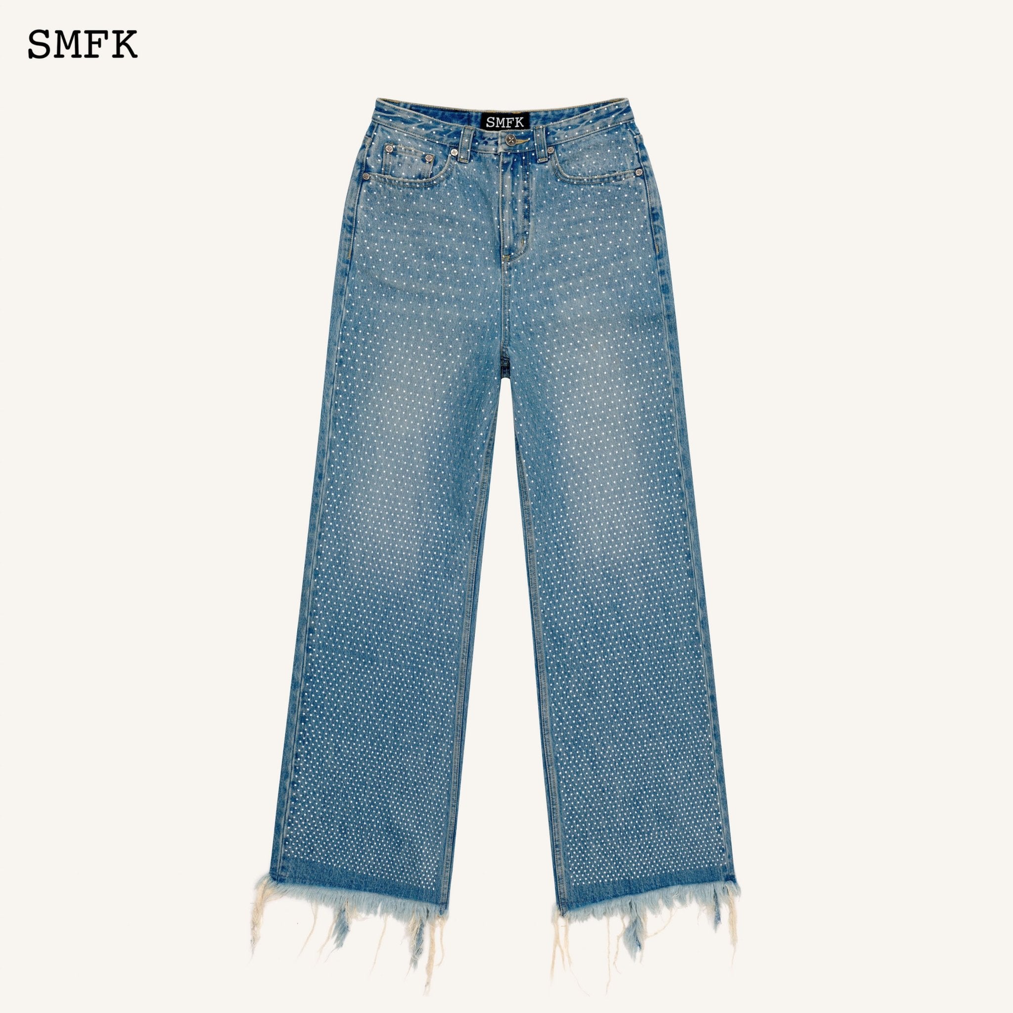 SMFK WildWorld Diamond Blue Jeans | MADA IN CHINA