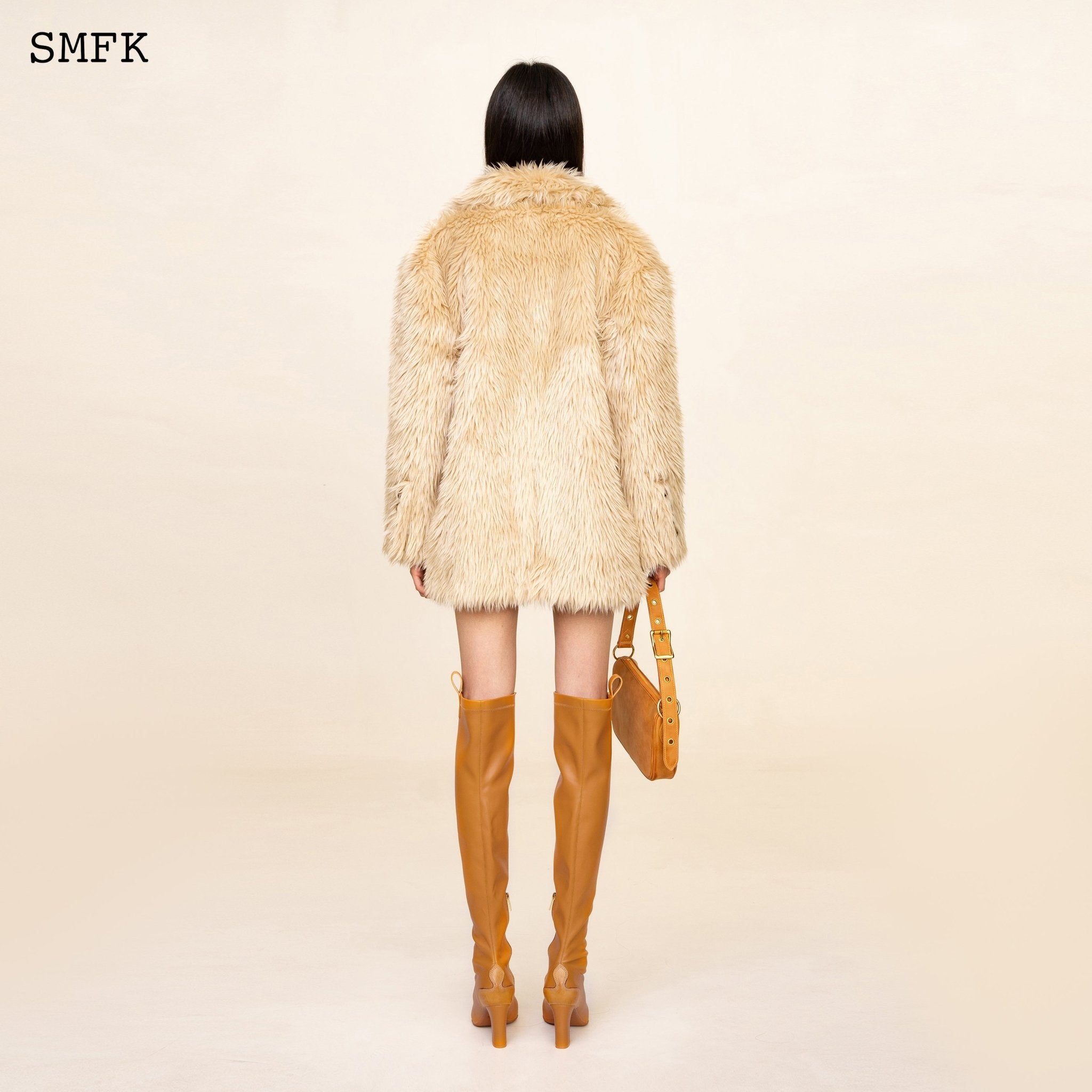 SMFK WildWorld Grassland Wool Jacket In Wheat | MADA IN CHINA