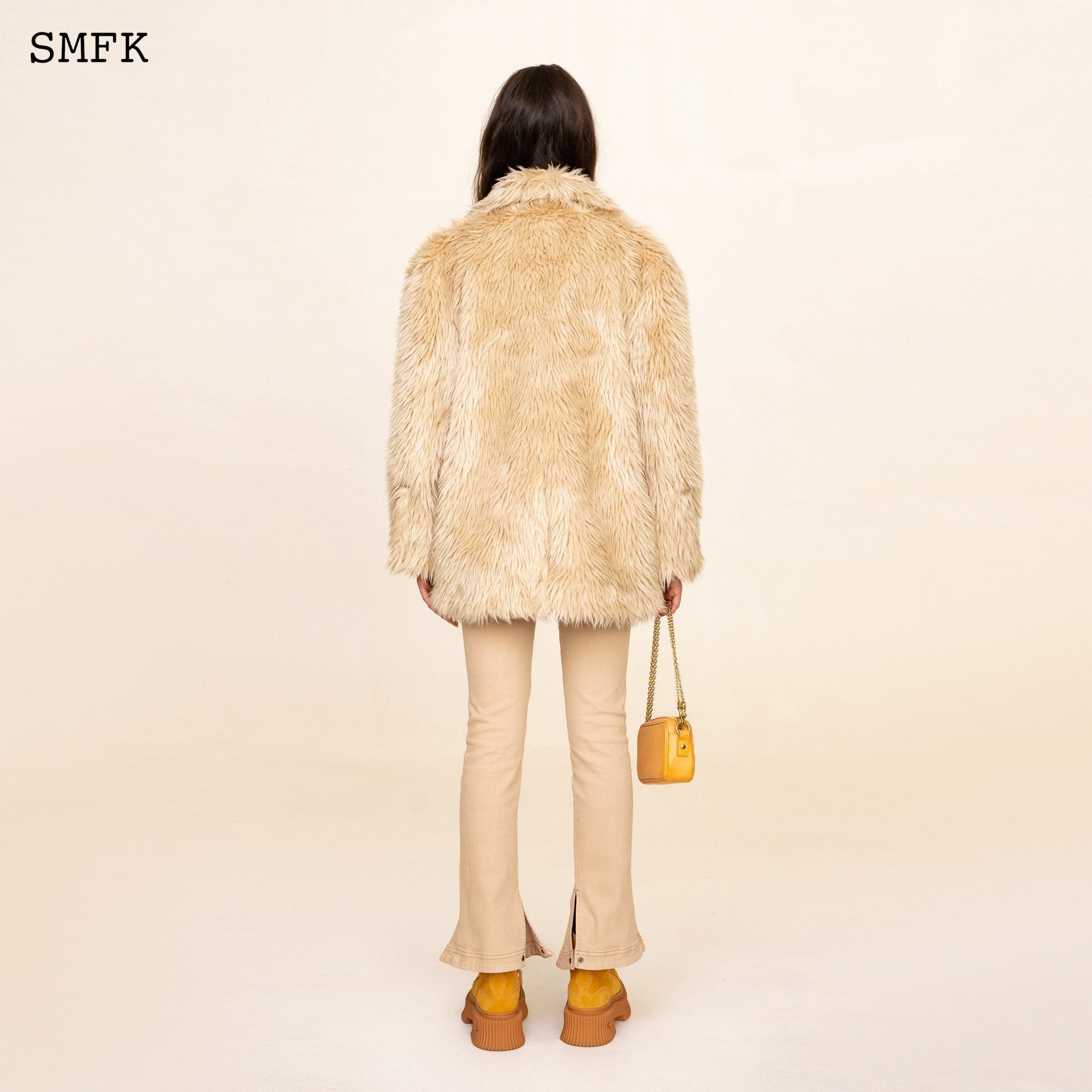 SMFK WildWorld Grassland Wool Jacket In Wheat | MADA IN CHINA