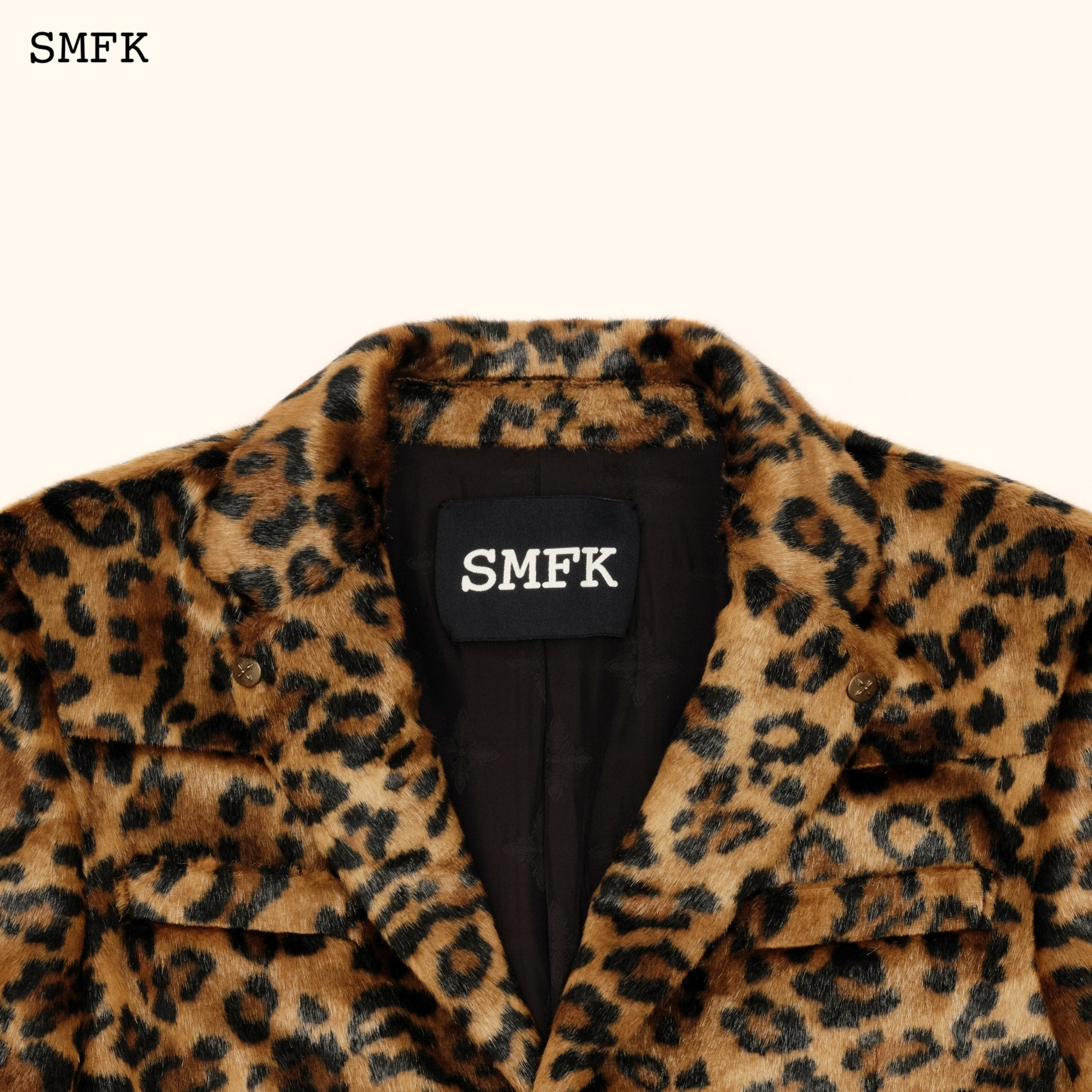 SMFK WildWorld Leopard Faux Fur Suit | MADA IN CHINA