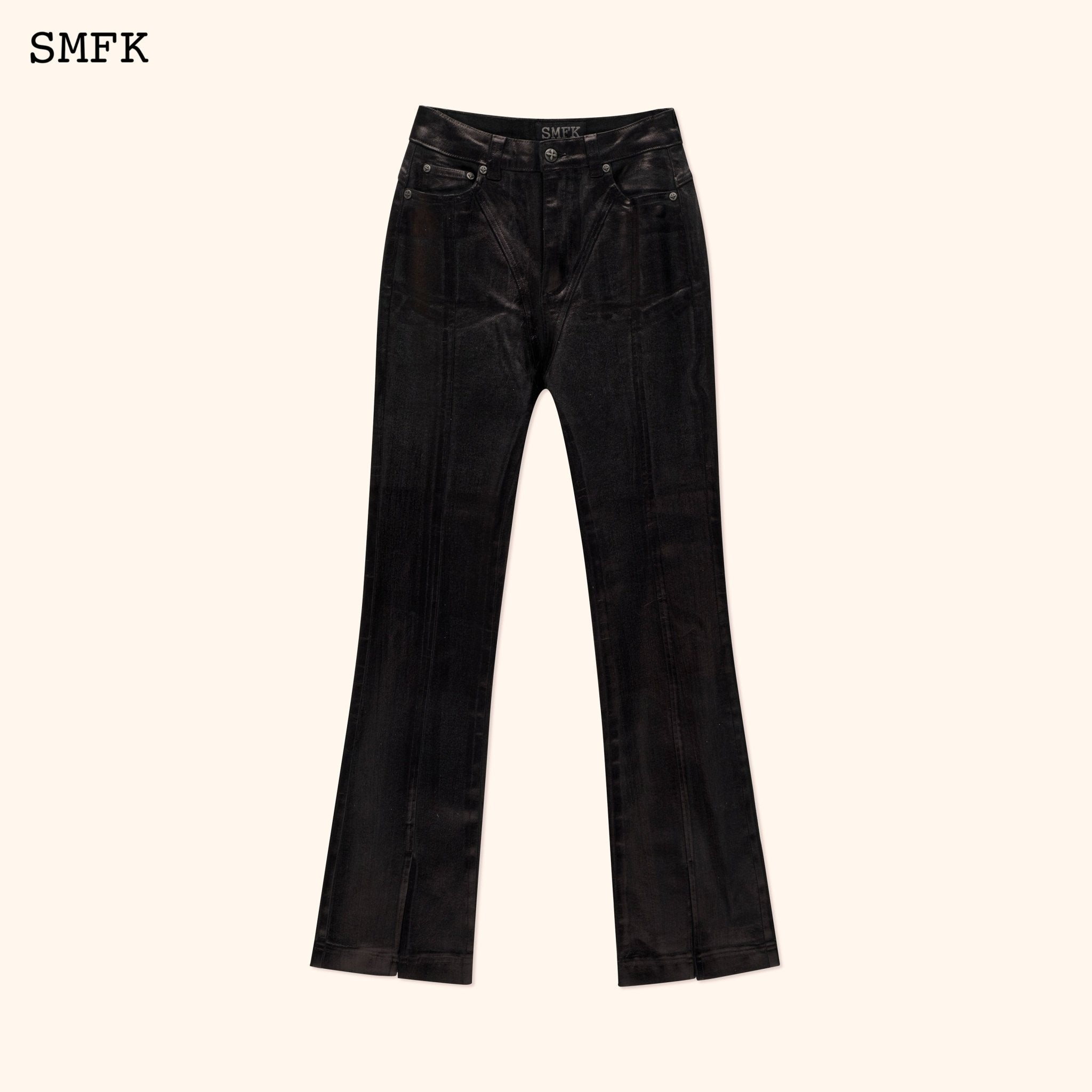 SMFK WildWorld Lightning Jeans In Black | MADA IN CHINA