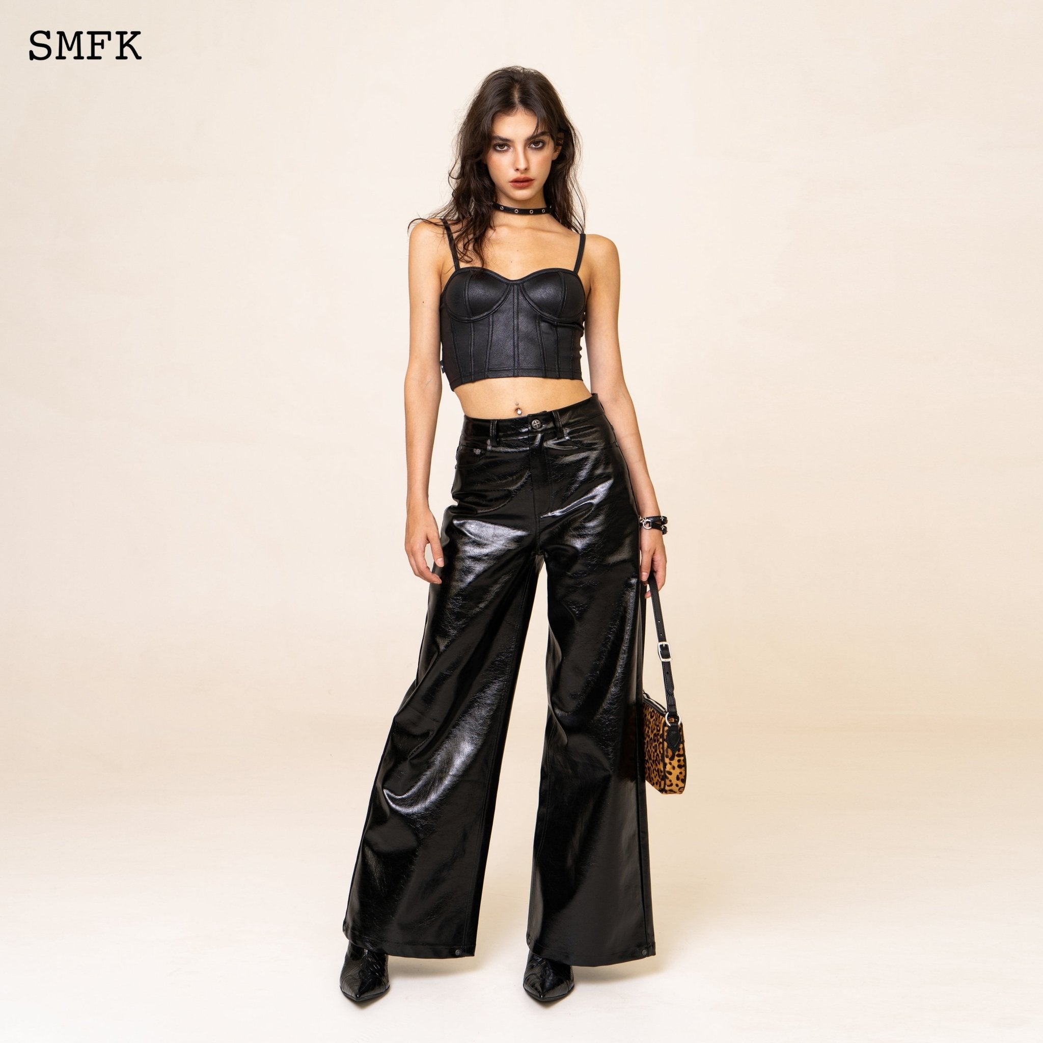 SMFK WildWorld Loose Leather Trousers | MADA IN CHINA