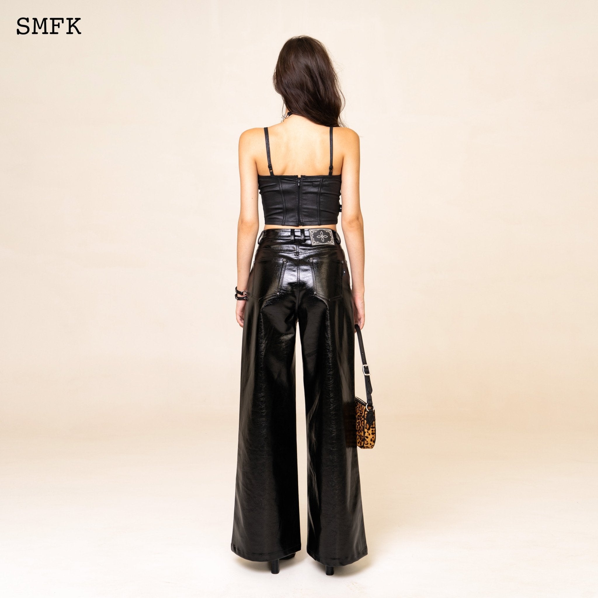 SMFK WildWorld Loose Leather Trousers | MADA IN CHINA