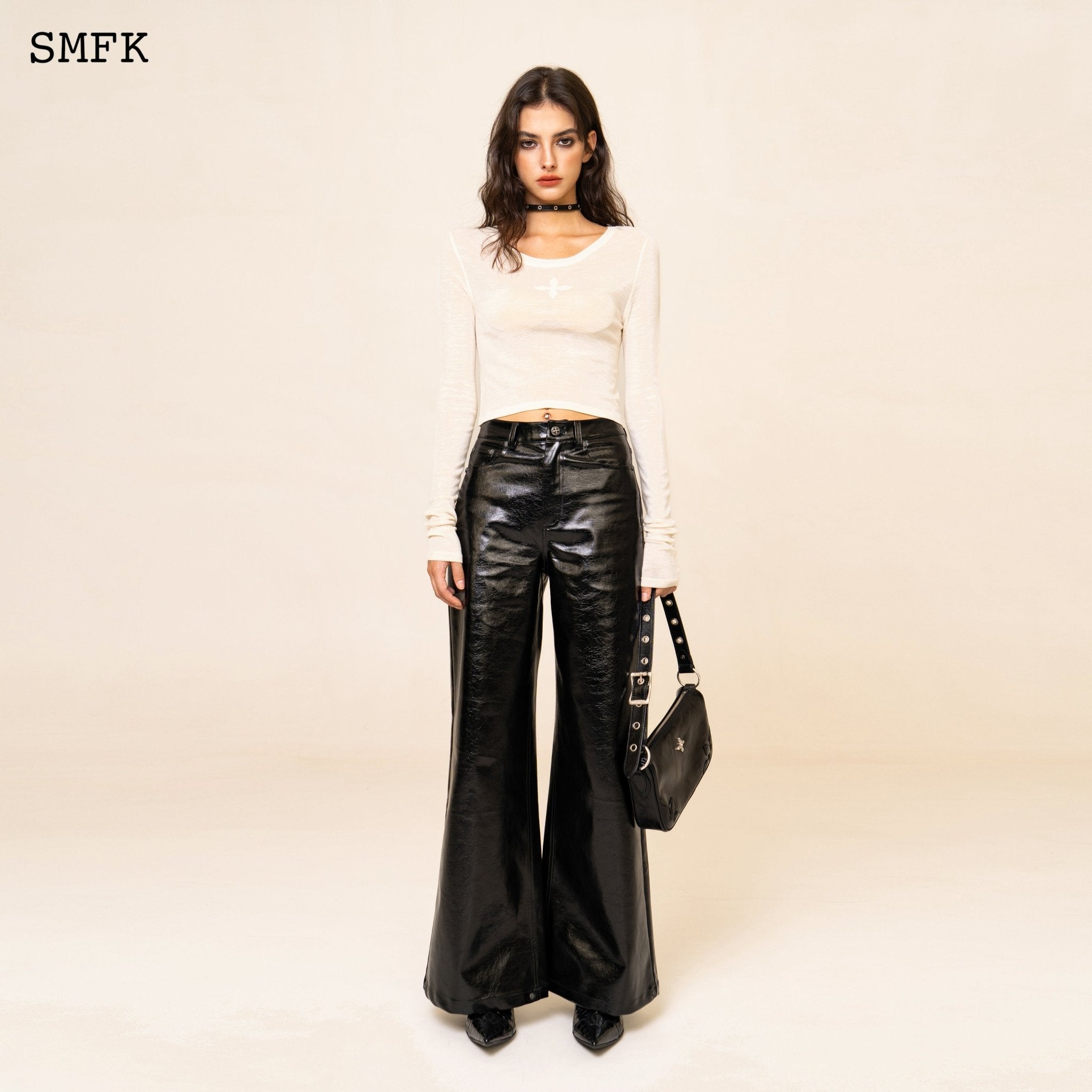 SMFK WildWorld Loose Leather Trousers | MADA IN CHINA