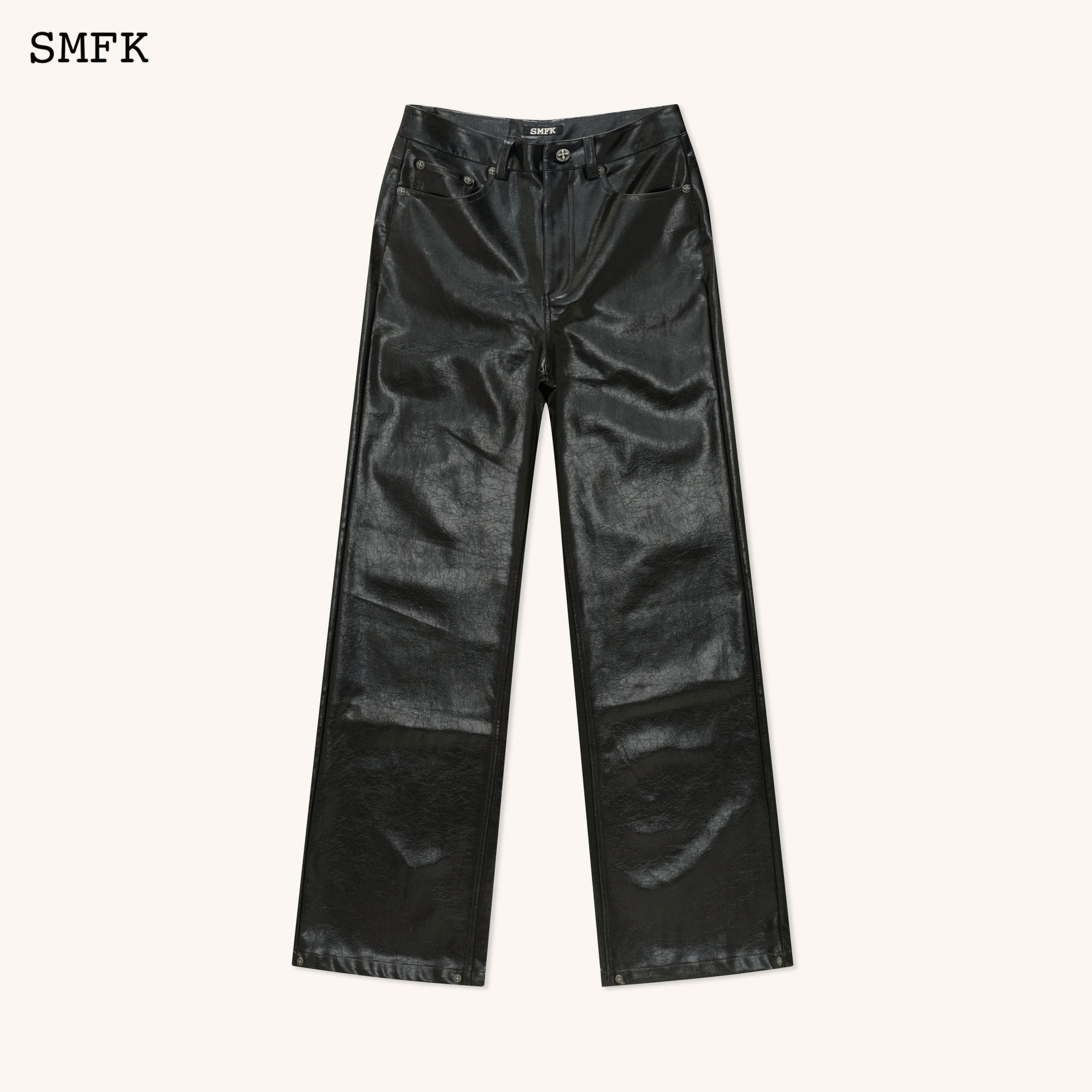 SMFK WildWorld Loose Leather Trousers | MADA IN CHINA