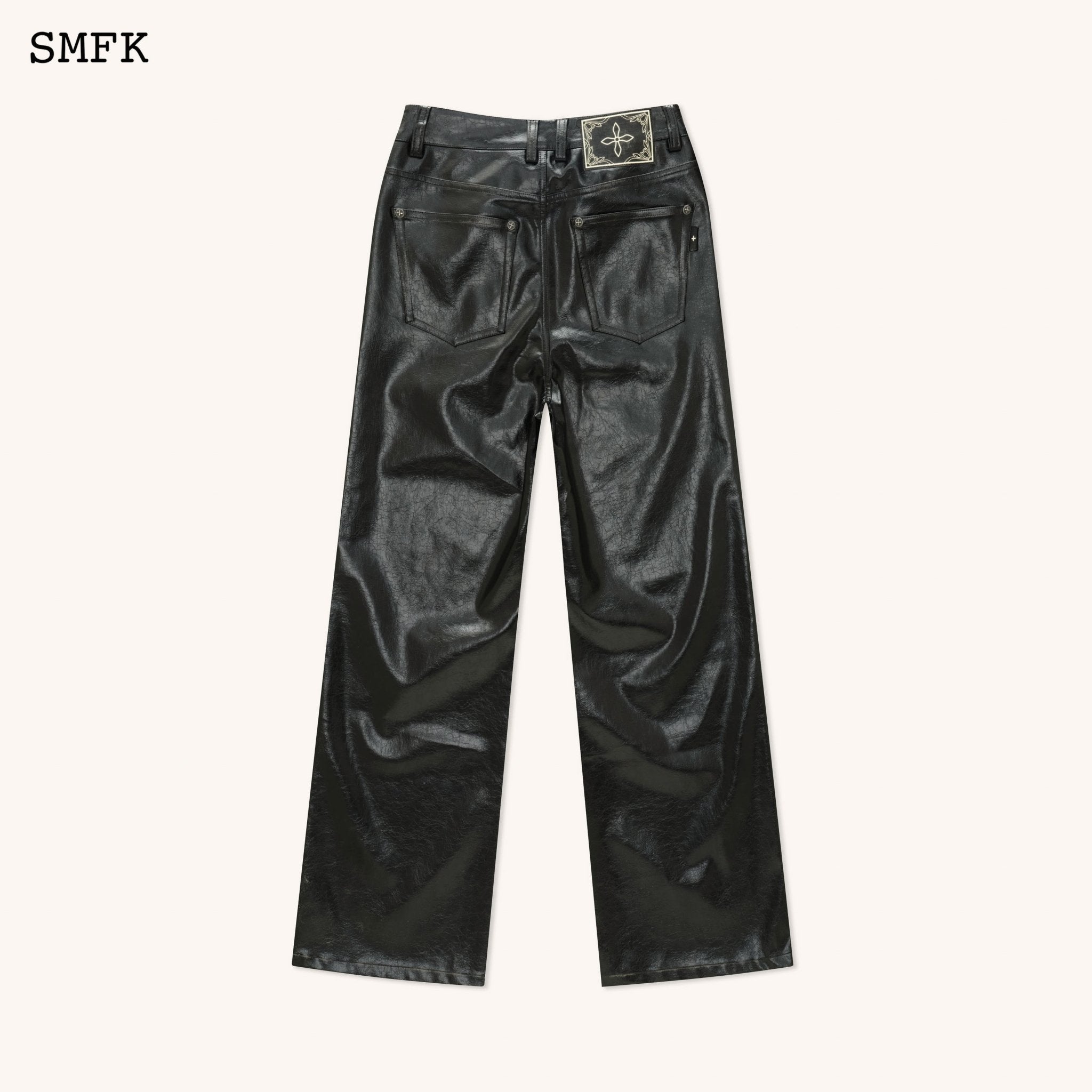 SMFK WildWorld Loose Leather Trousers | MADA IN CHINA