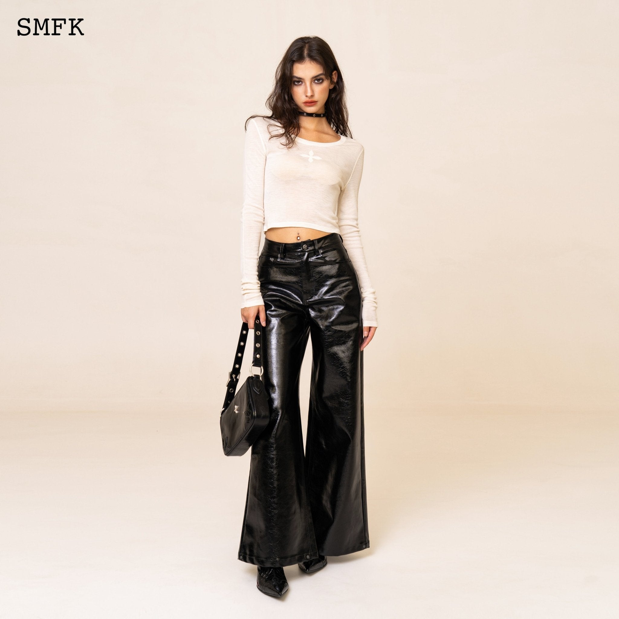 SMFK WildWorld Loose Leather Trousers | MADA IN CHINA