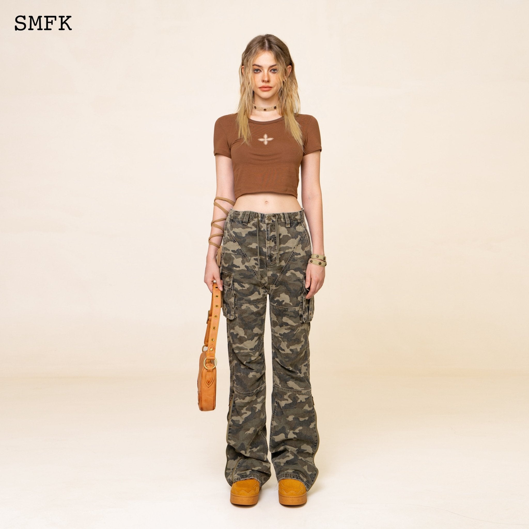 SMFK WildWorld Mermaid Camouflage Workwear Pants | MADA IN CHINA