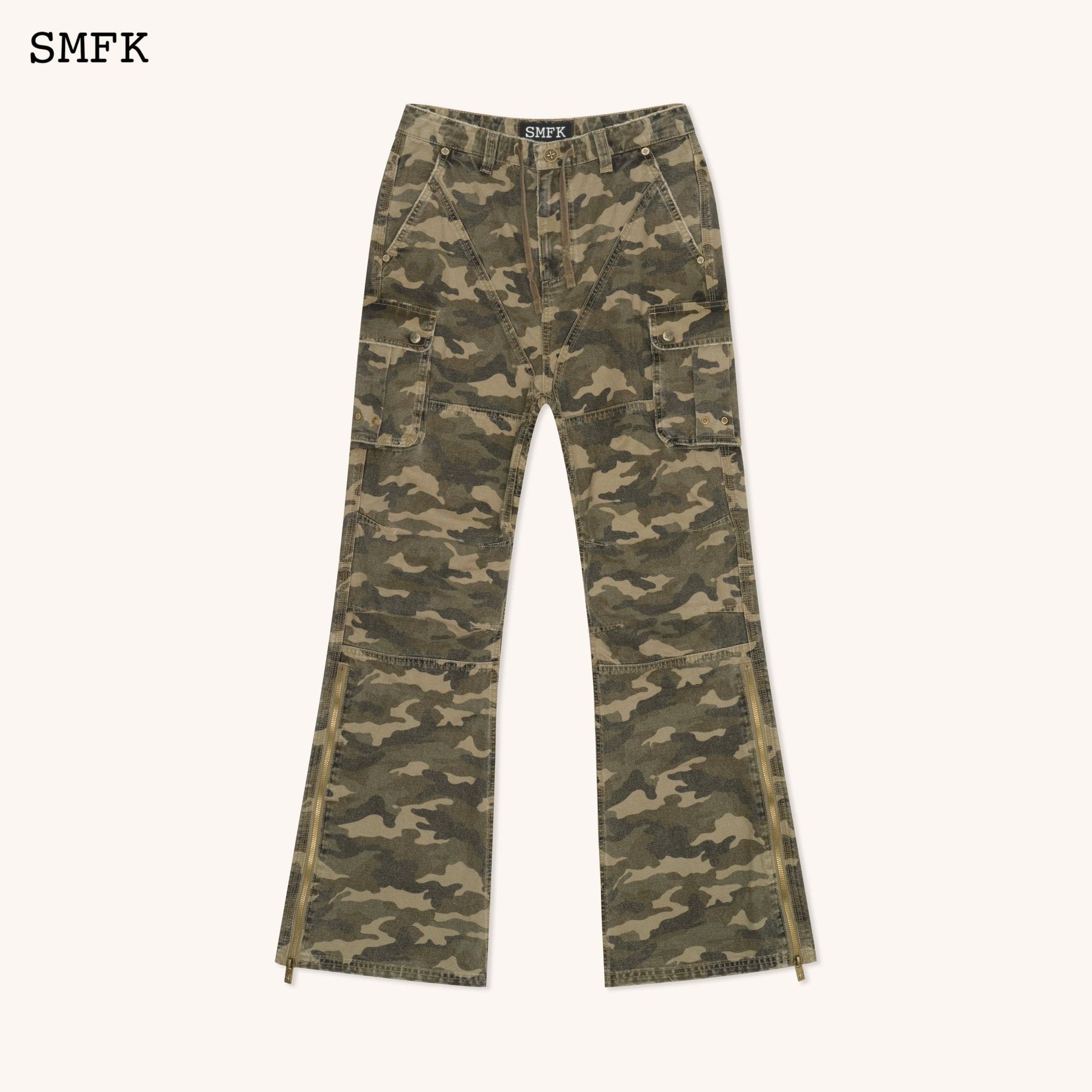 SMFK WildWorld Mermaid Camouflage Workwear Pants | MADA IN CHINA