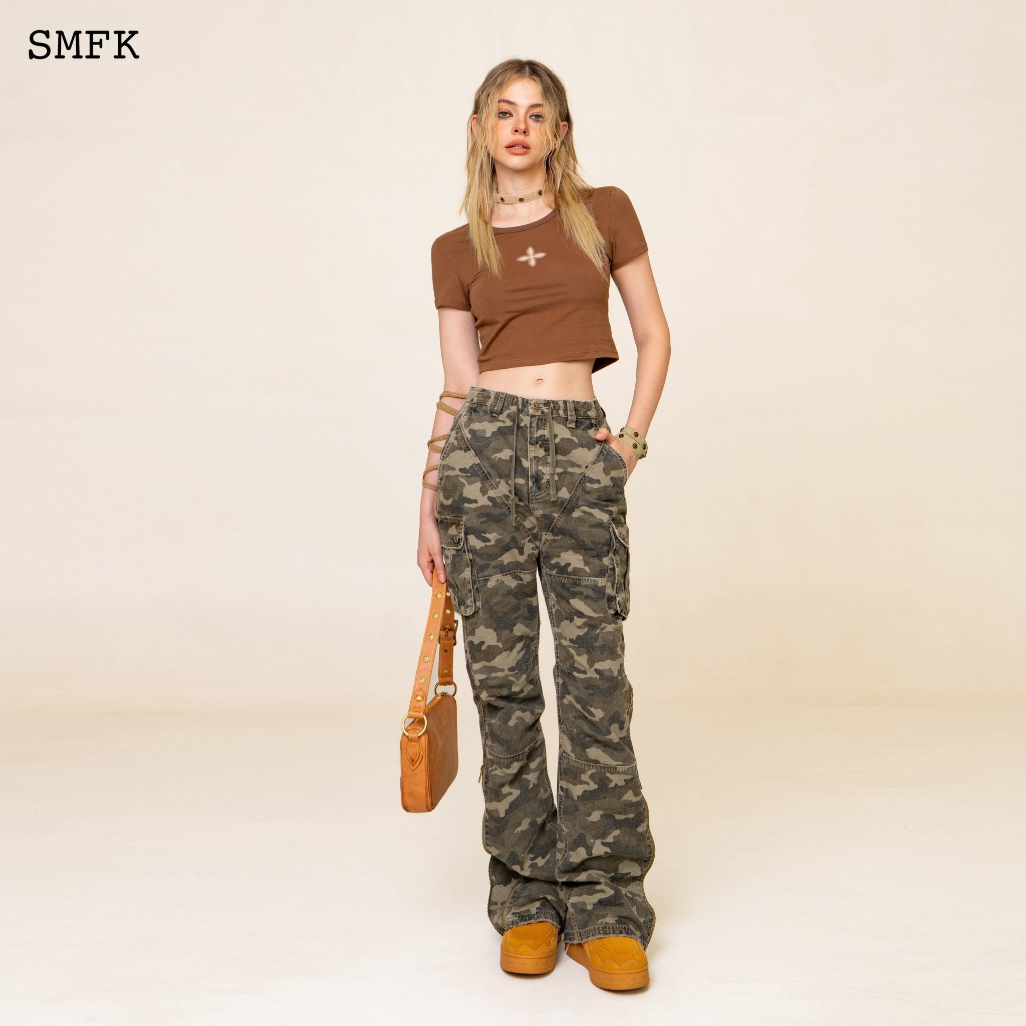 SMFK WildWorld Mermaid Camouflage Workwear Pants | MADA IN CHINA