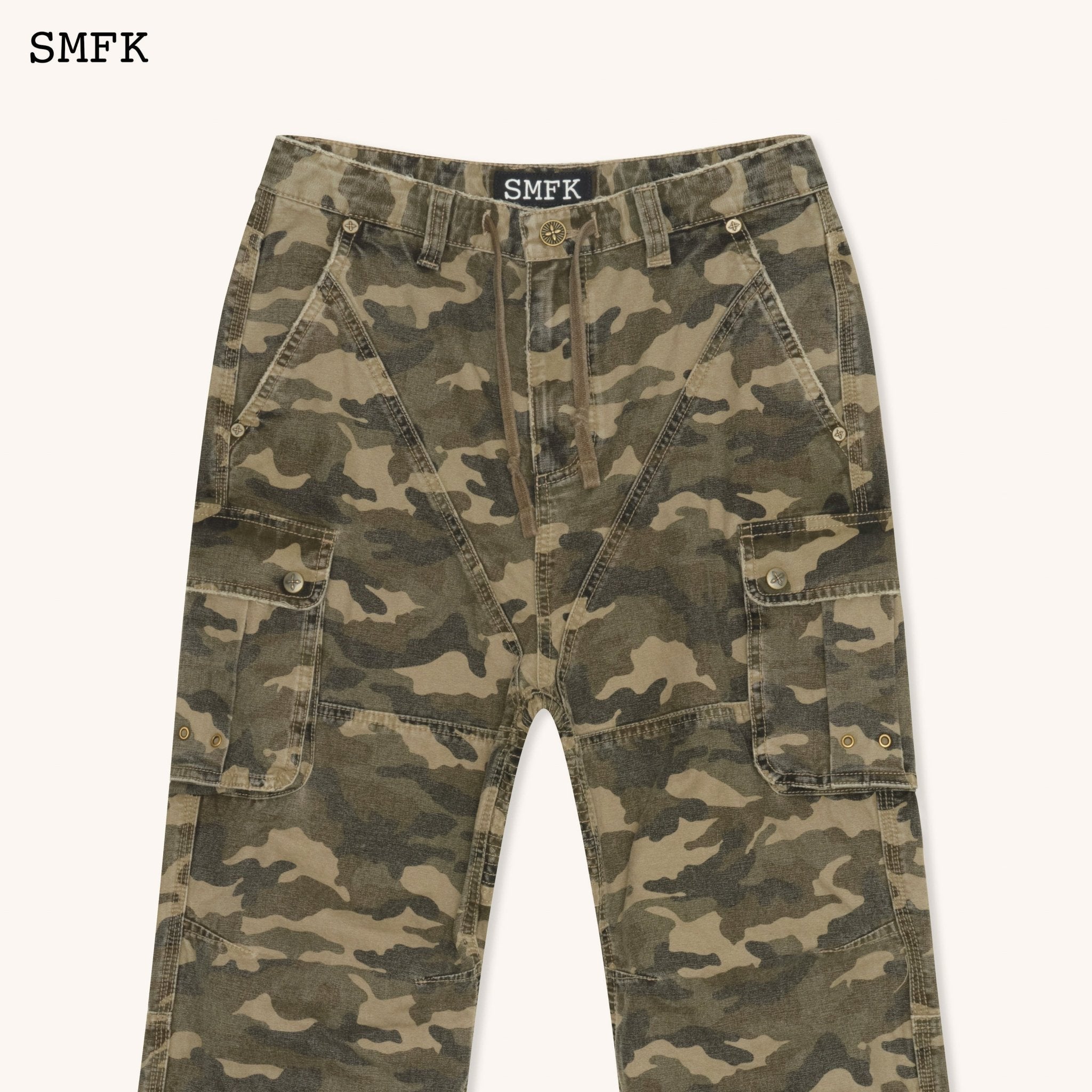 SMFK WildWorld Mermaid Camouflage Workwear Pants | MADA IN CHINA