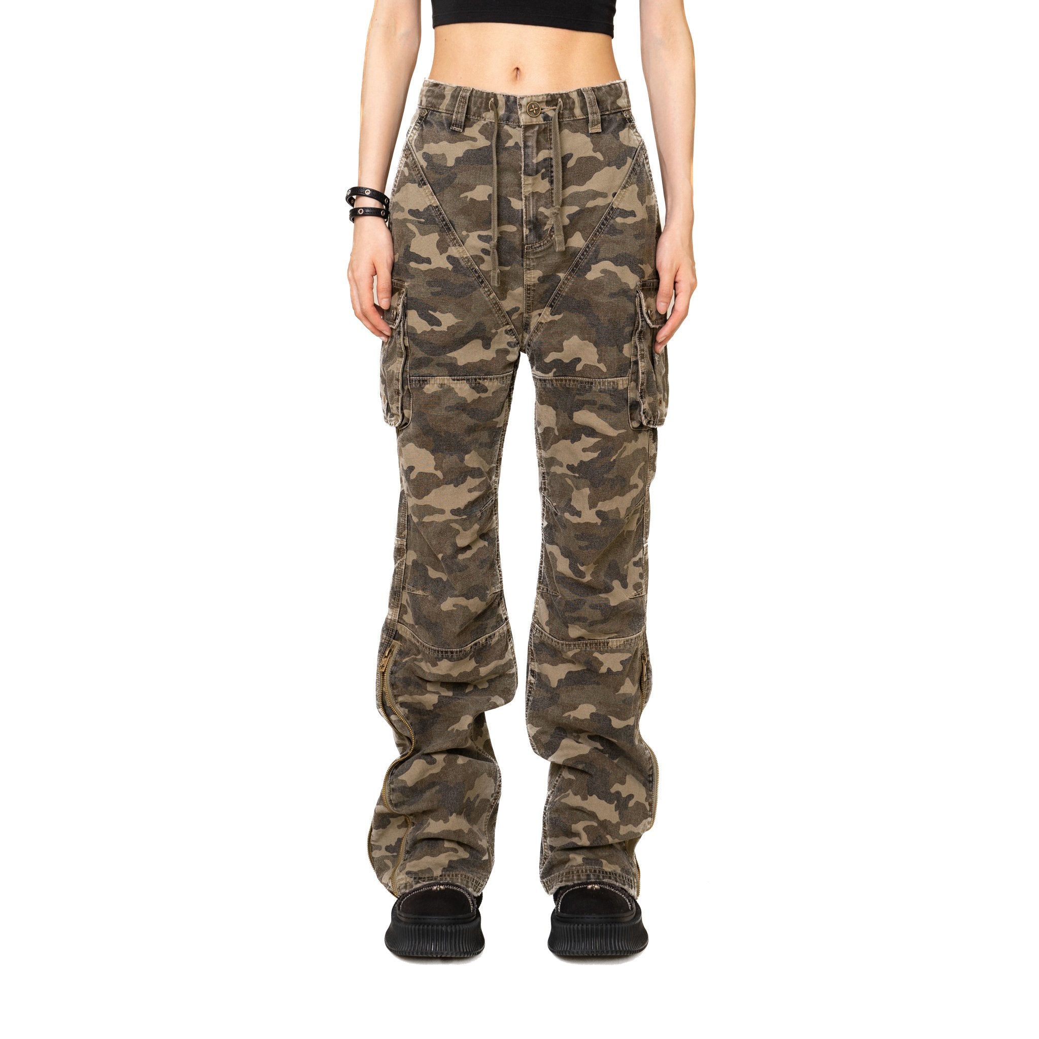 SMFK WildWorld Mermaid Camouflage Workwear Pants | MADA IN CHINA