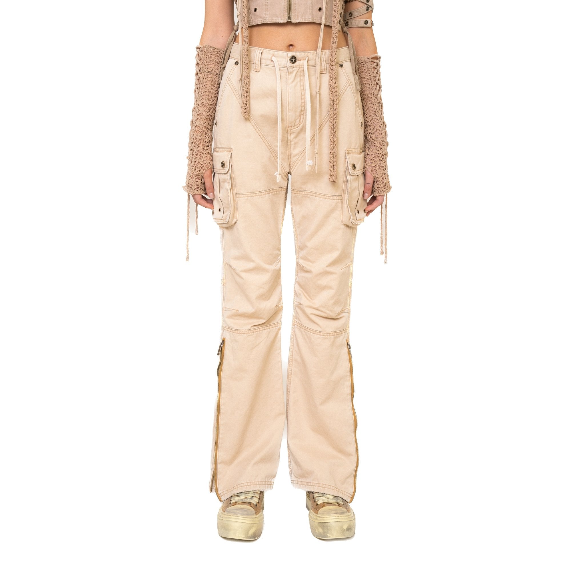 SMFK WildWorld Mermaid Work Wear Pants Wheat | MADA IN CHINA