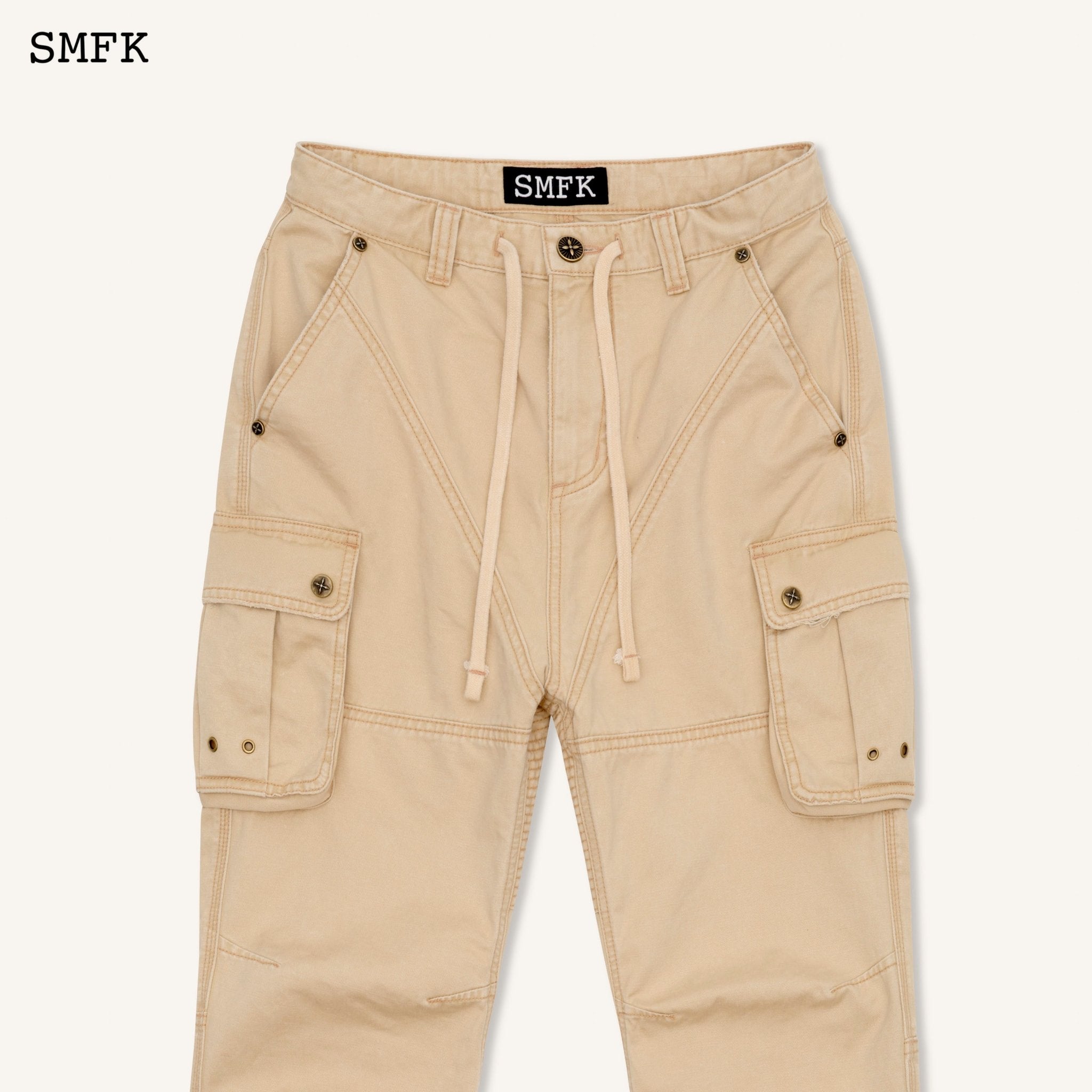 SMFK WildWorld Mermaid Work Wear Pants Wheat | MADA IN CHINA