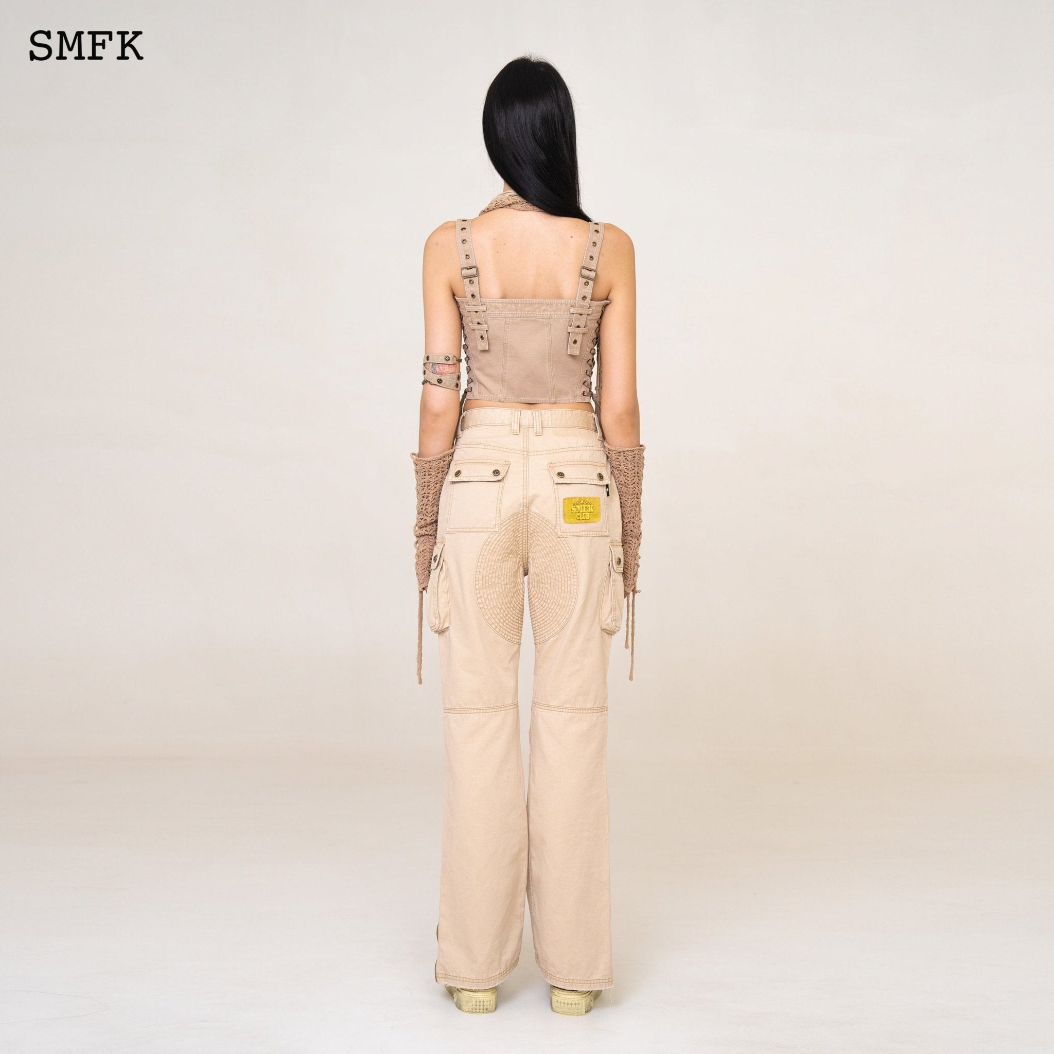 SMFK WildWorld Mermaid Work Wear Pants Wheat | MADA IN CHINA