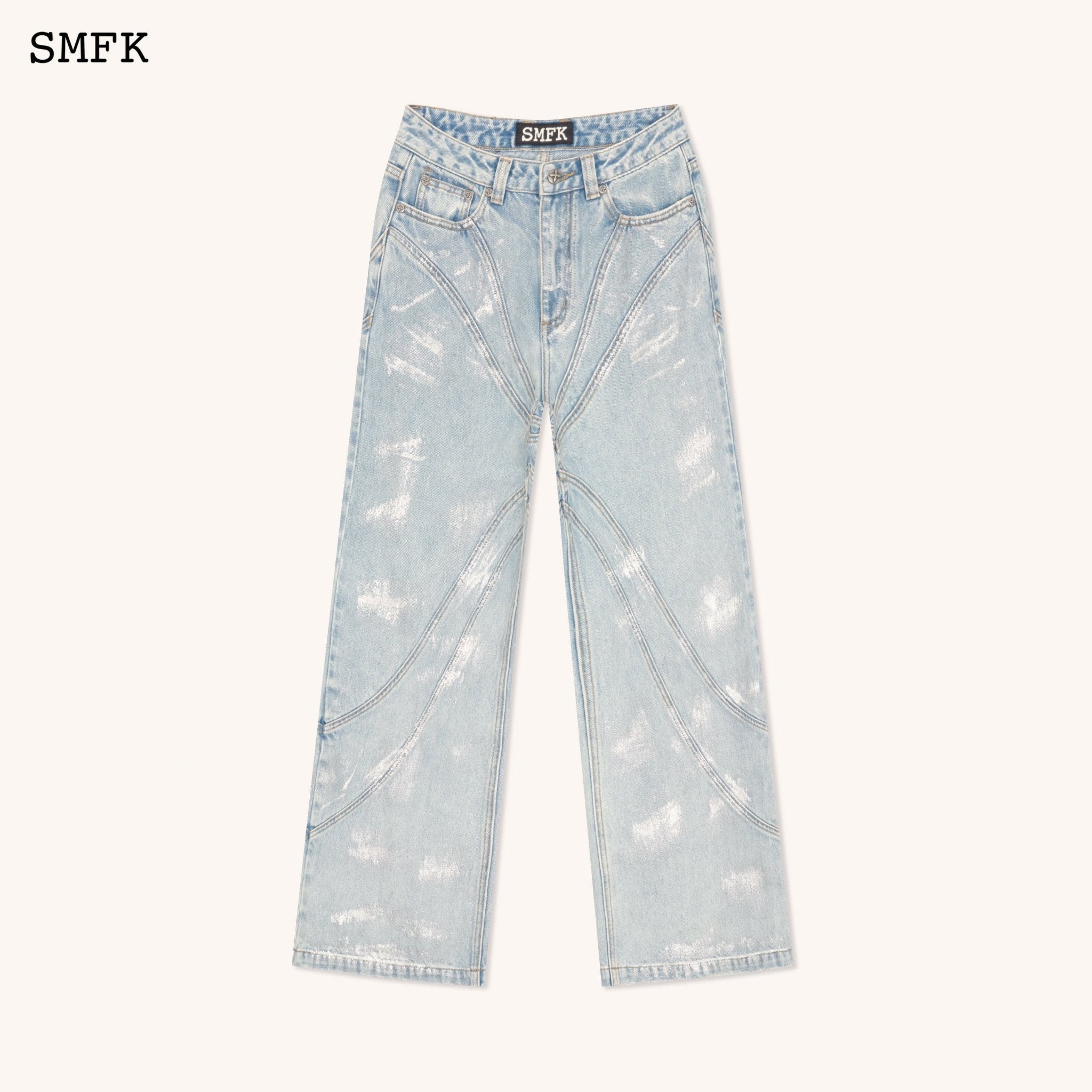 WildWorld Pheonix Loose Jeans Ocean Blue | MADAX