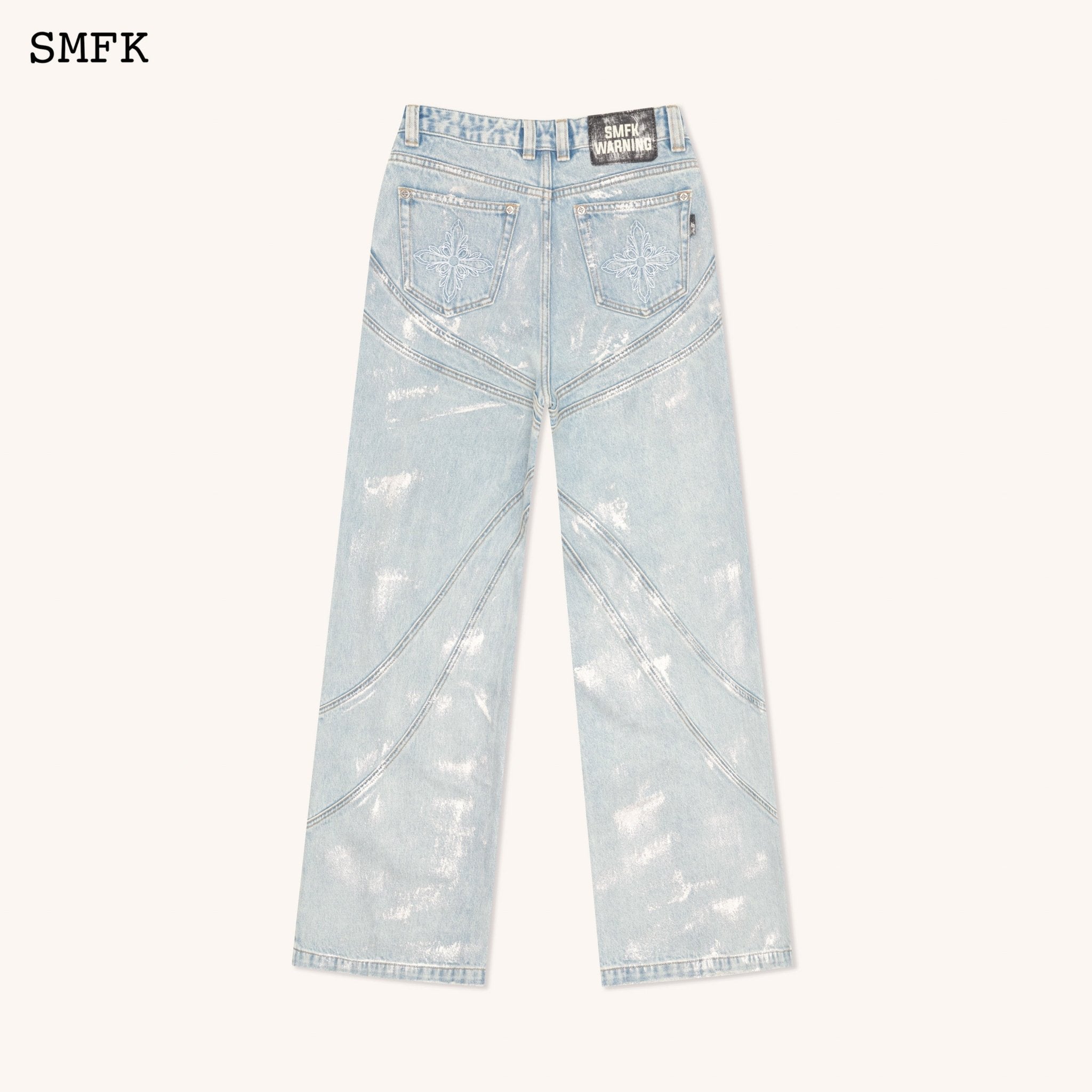 WildWorld Pheonix Loose Jeans Ocean Blue | MADAX