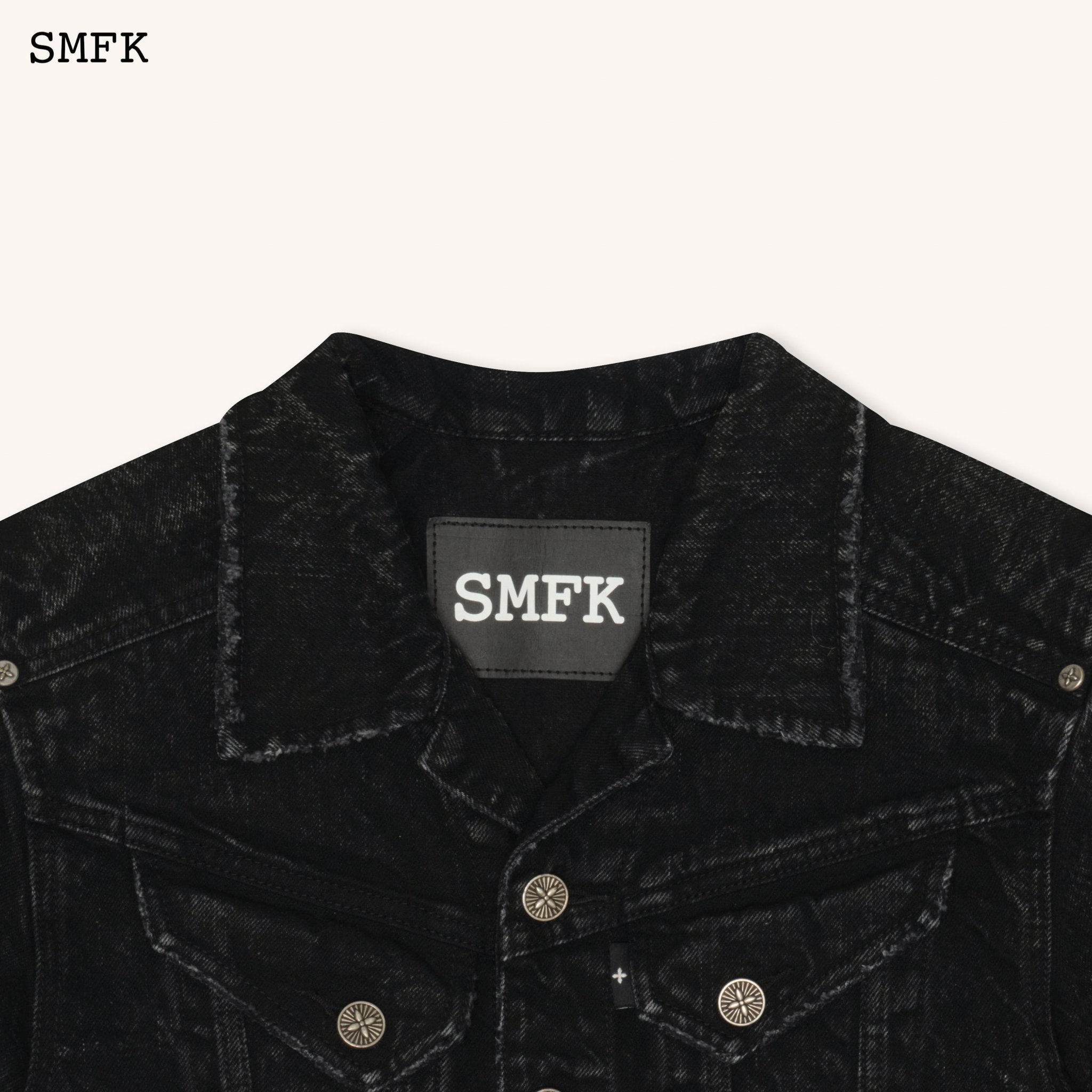 SMFK WildWorld Rider Denim Short Jacket | MADA IN CHINA