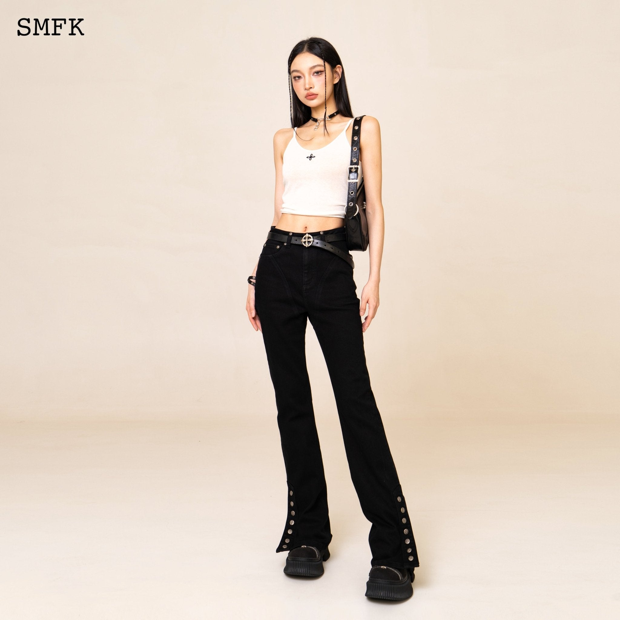 SMFK WildWorld Rider Mermaid Black Jeans | MADA IN CHINA