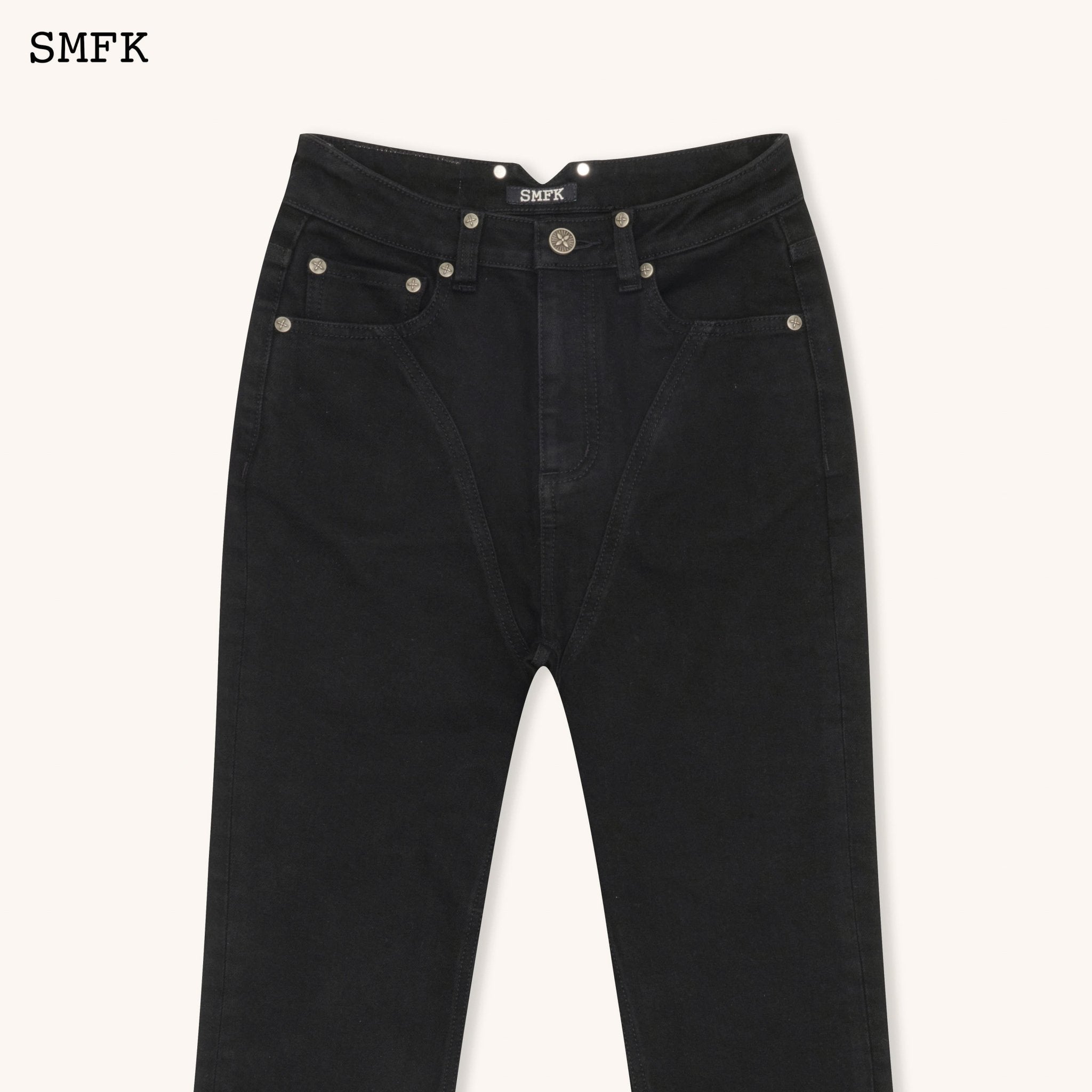 SMFK WildWorld Rider Mermaid Black Jeans | MADA IN CHINA