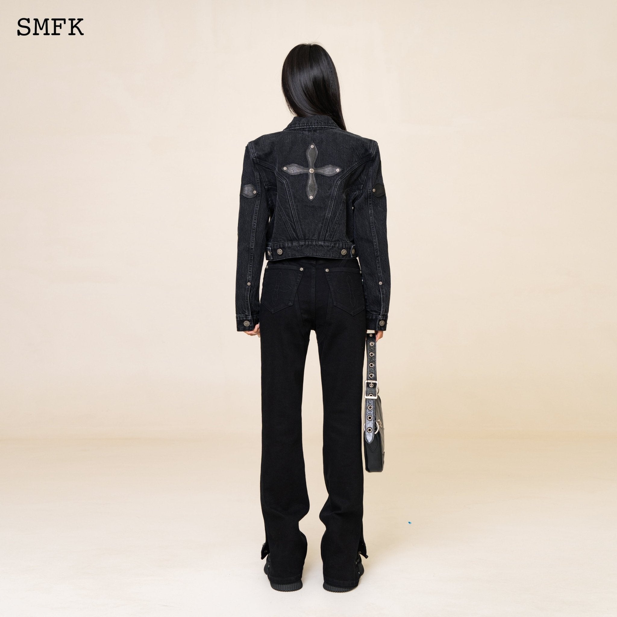 SMFK WildWorld Rider Mermaid Black Jeans | MADA IN CHINA