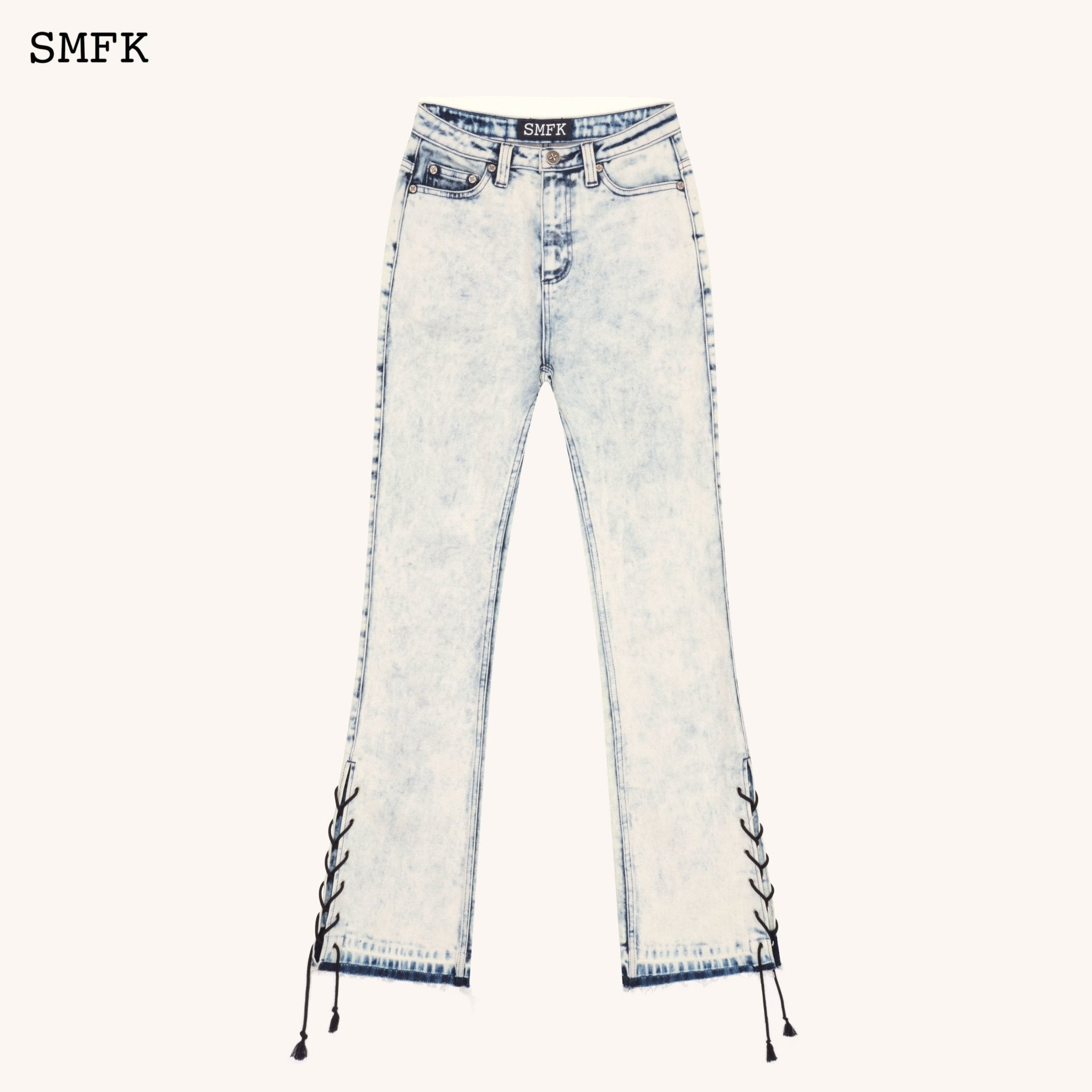 SMFK WildWorld Rock Cream Mermaid Jeans | MADA IN CHINA