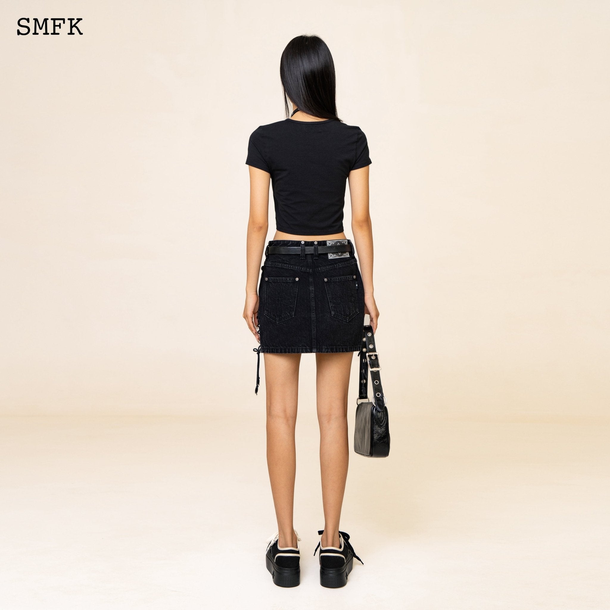 SMFK WildWorld Rock High-Waist Denim Skirt | MADA IN CHINA