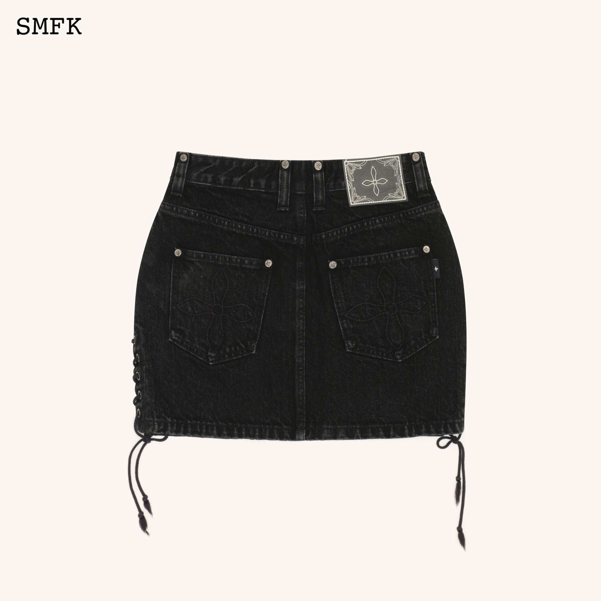 SMFK WildWorld Rock High-Waist Denim Skirt | MADA IN CHINA