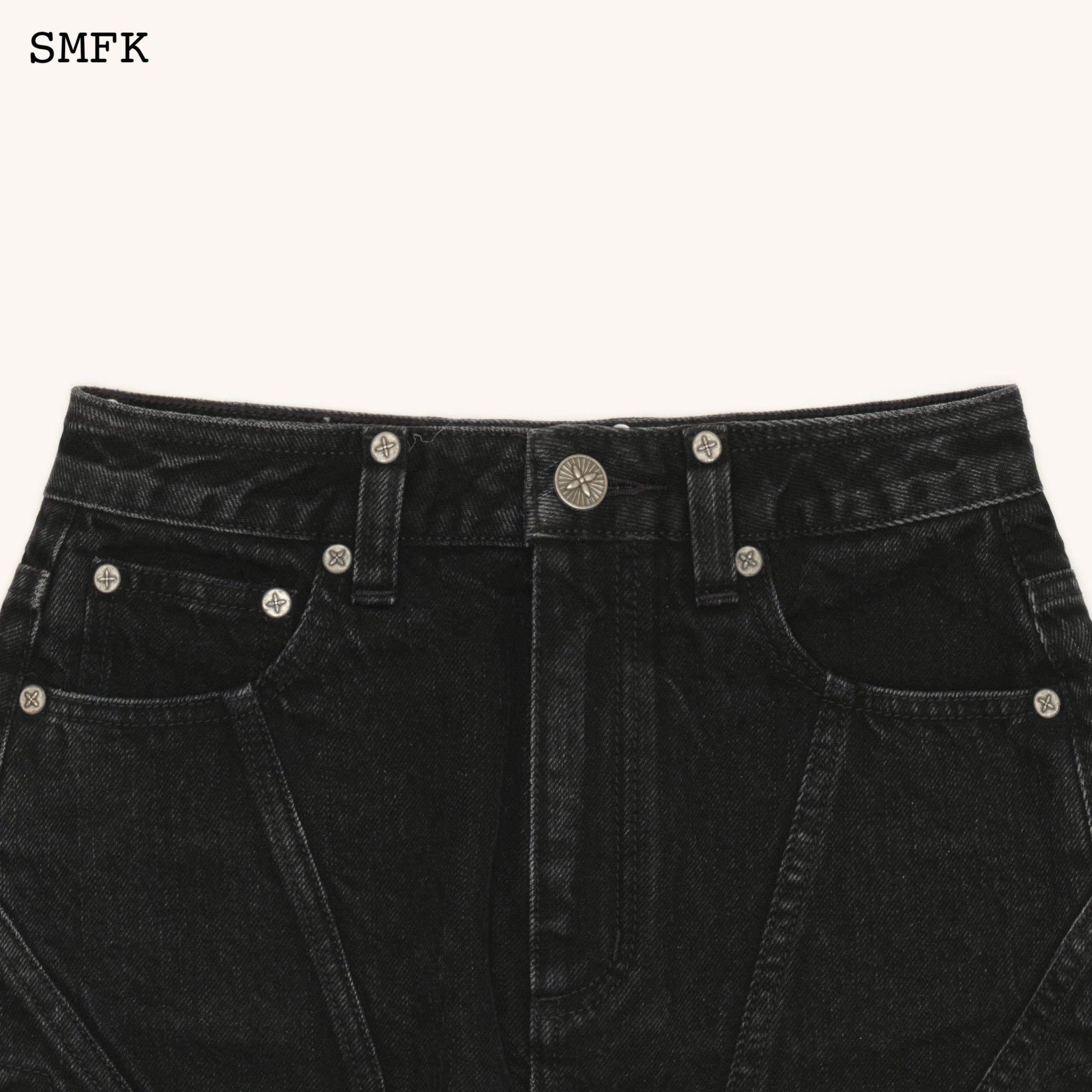 SMFK WildWorld Rock High-Waist Denim Skirt | MADA IN CHINA