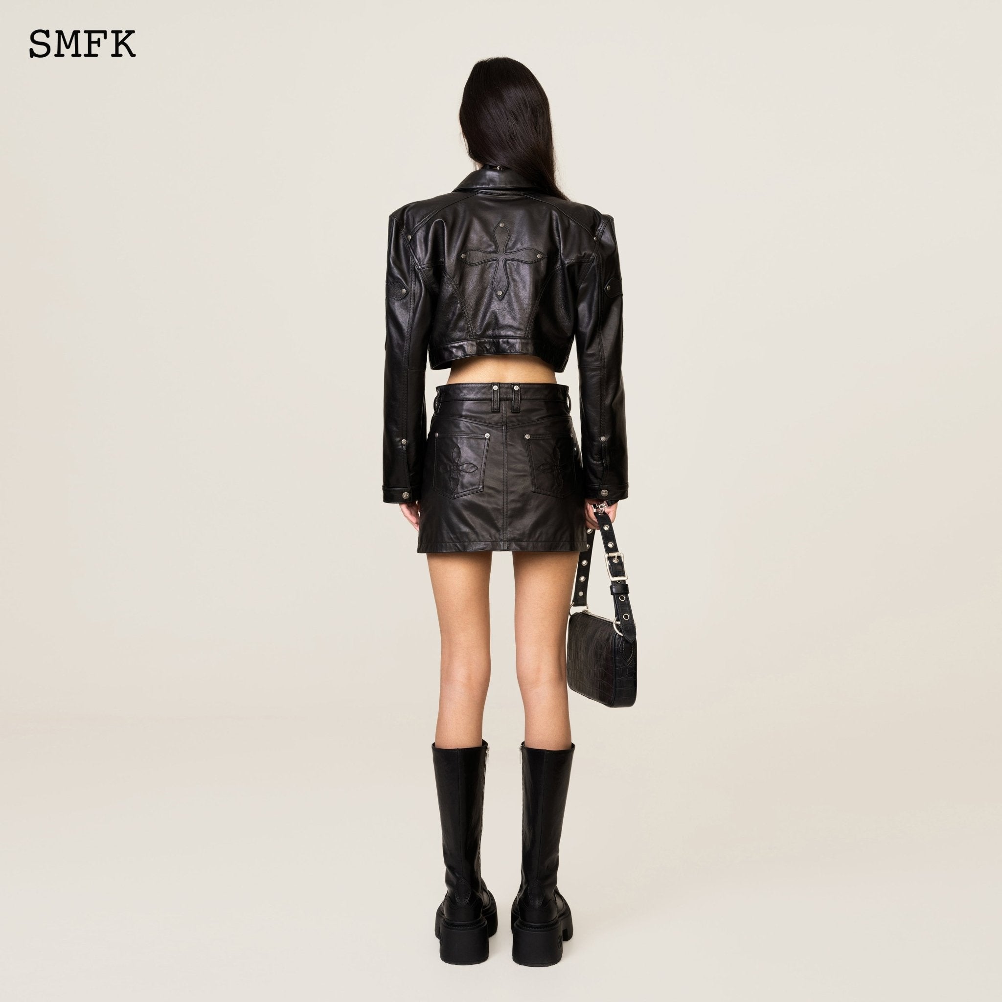 SMFK WildWorld Rock Suede Mid-Waist Mini Skirt | MADA IN CHINA