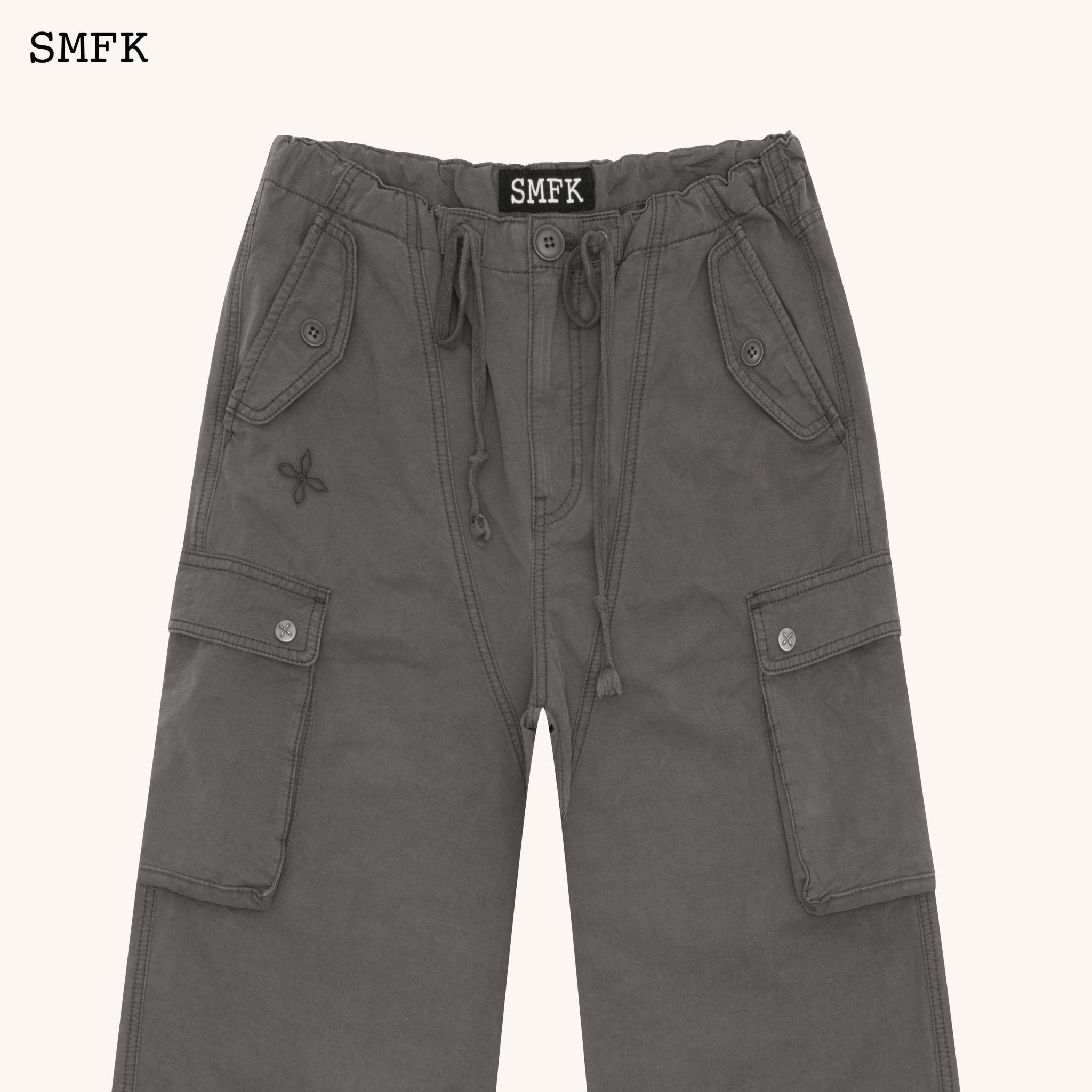 SMFK WildWorld Storm Grey Stray Paratrooper Pants | MADA IN CHINA