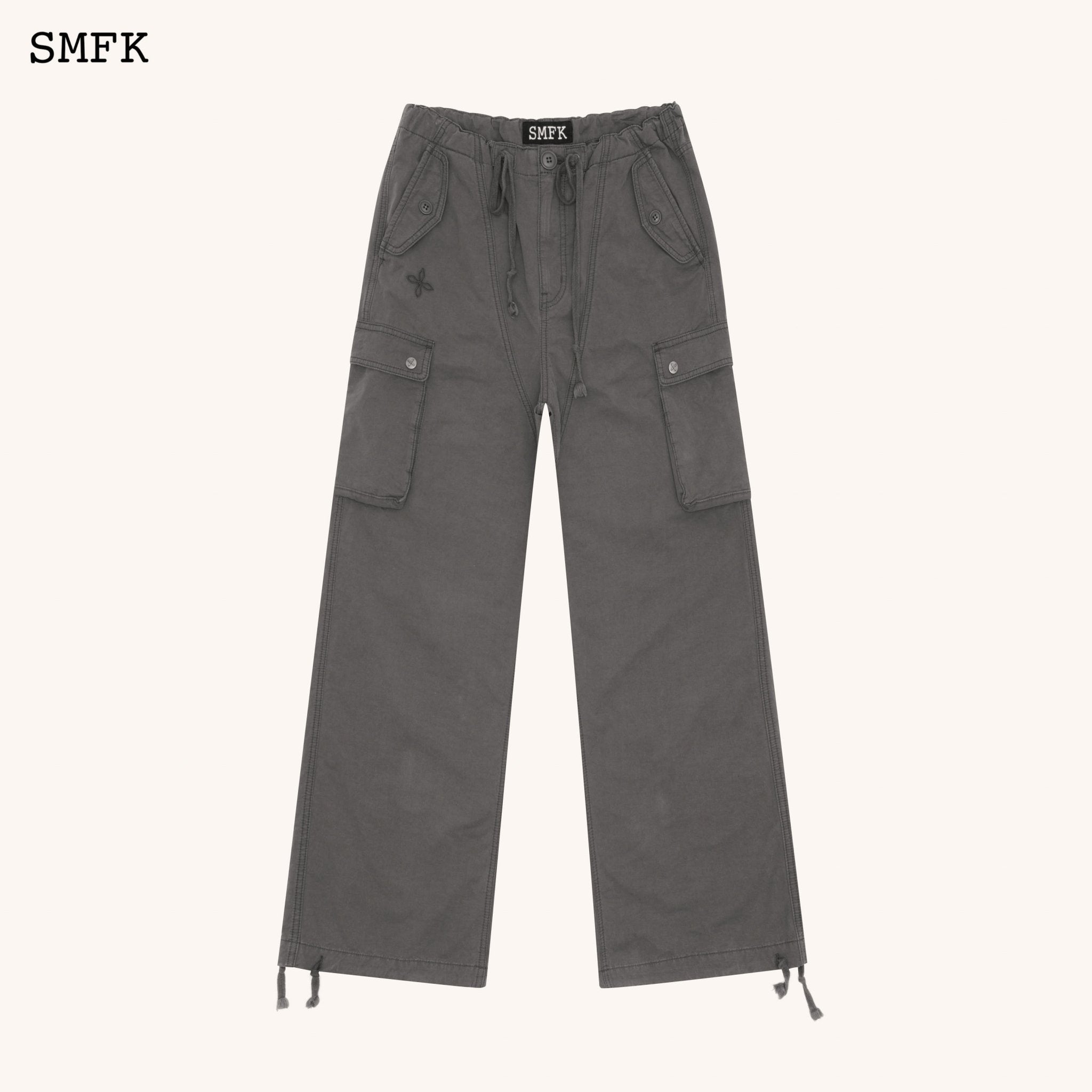 SMFK WildWorld Storm Grey Stray Paratrooper Pants | MADA IN CHINA