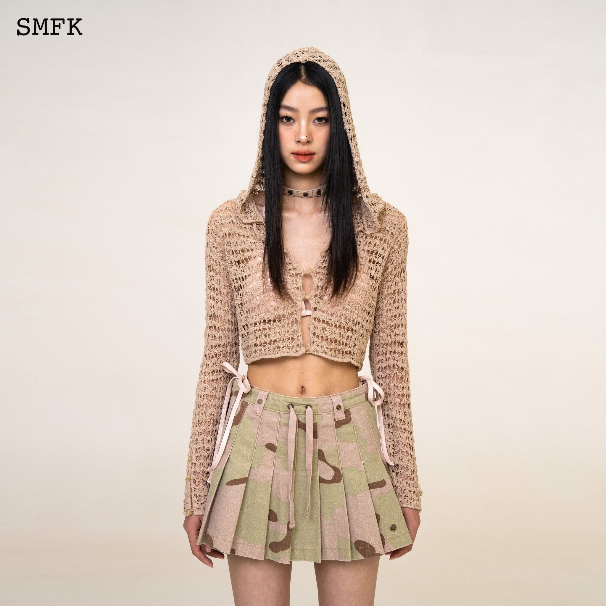 SMFK WildWorld Stray Jellyfish Netting Cardigan Hoodie | MADA IN CHINA