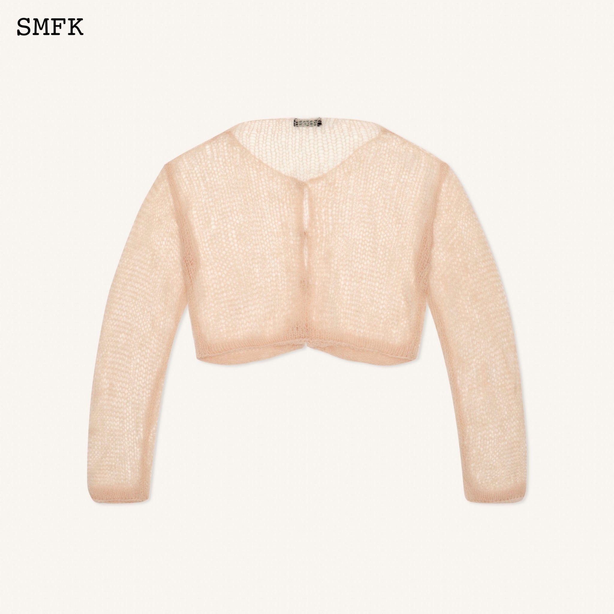 SMFK WildWorld Stray Netting Wool Cardigan | MADA IN CHINA