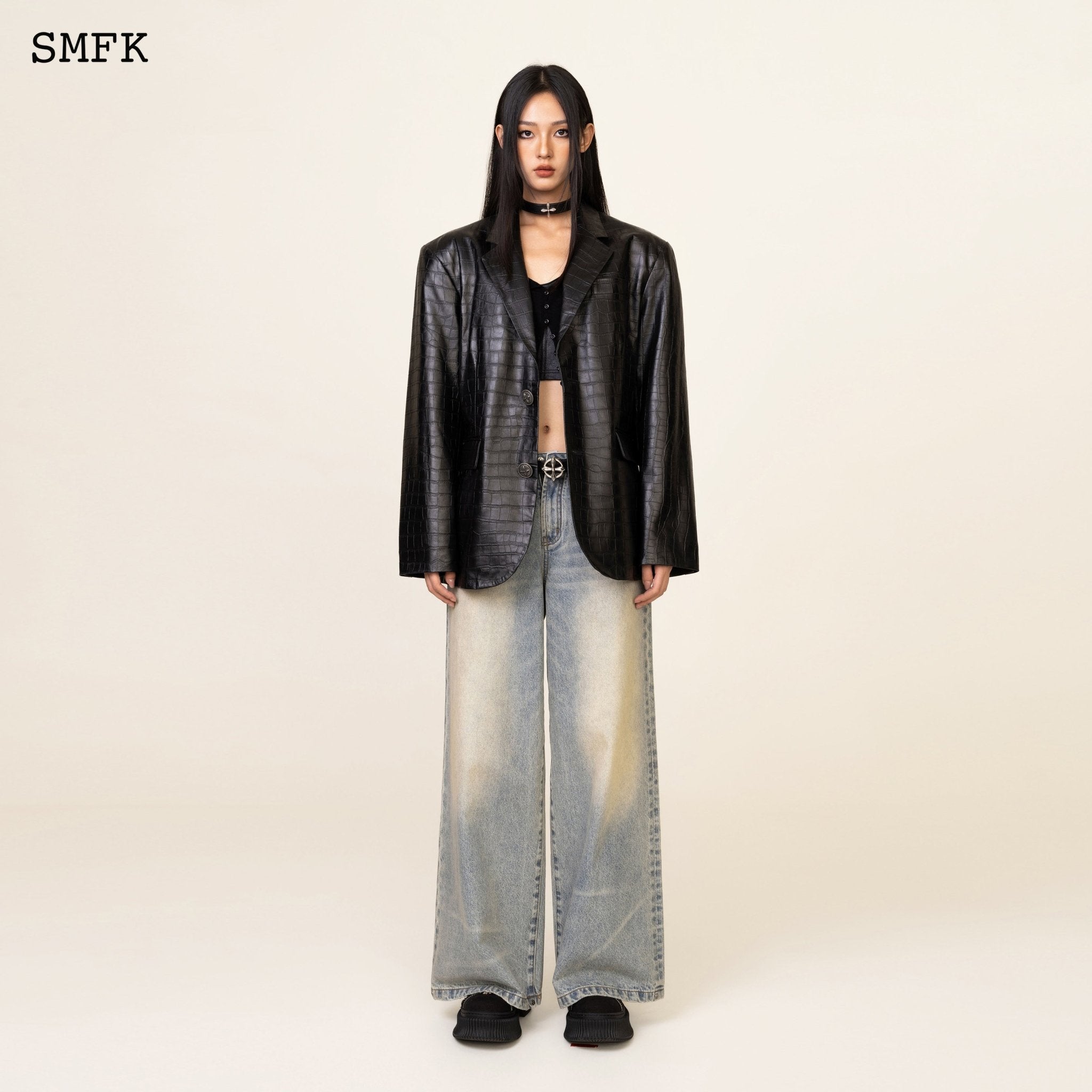 SMFK WildWorld Tarpan Classic Blue Flared Jeans | MADA IN CHINA