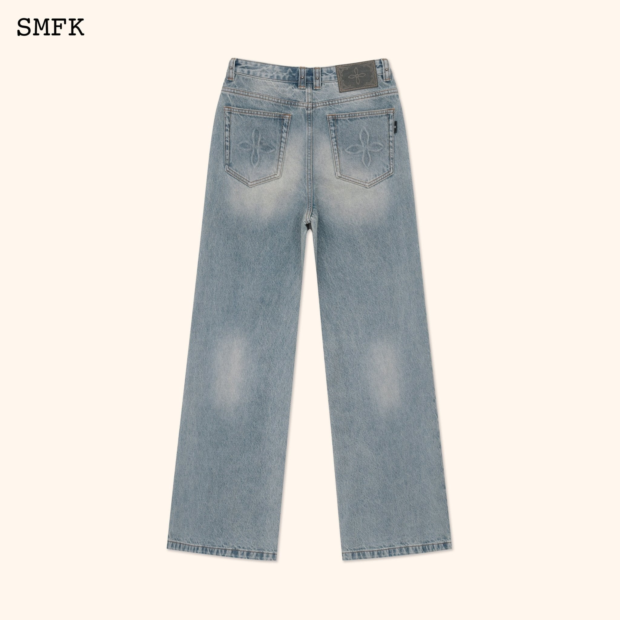 SMFK WildWorld Tarpan Classic Blue Flared Jeans | MADA IN CHINA