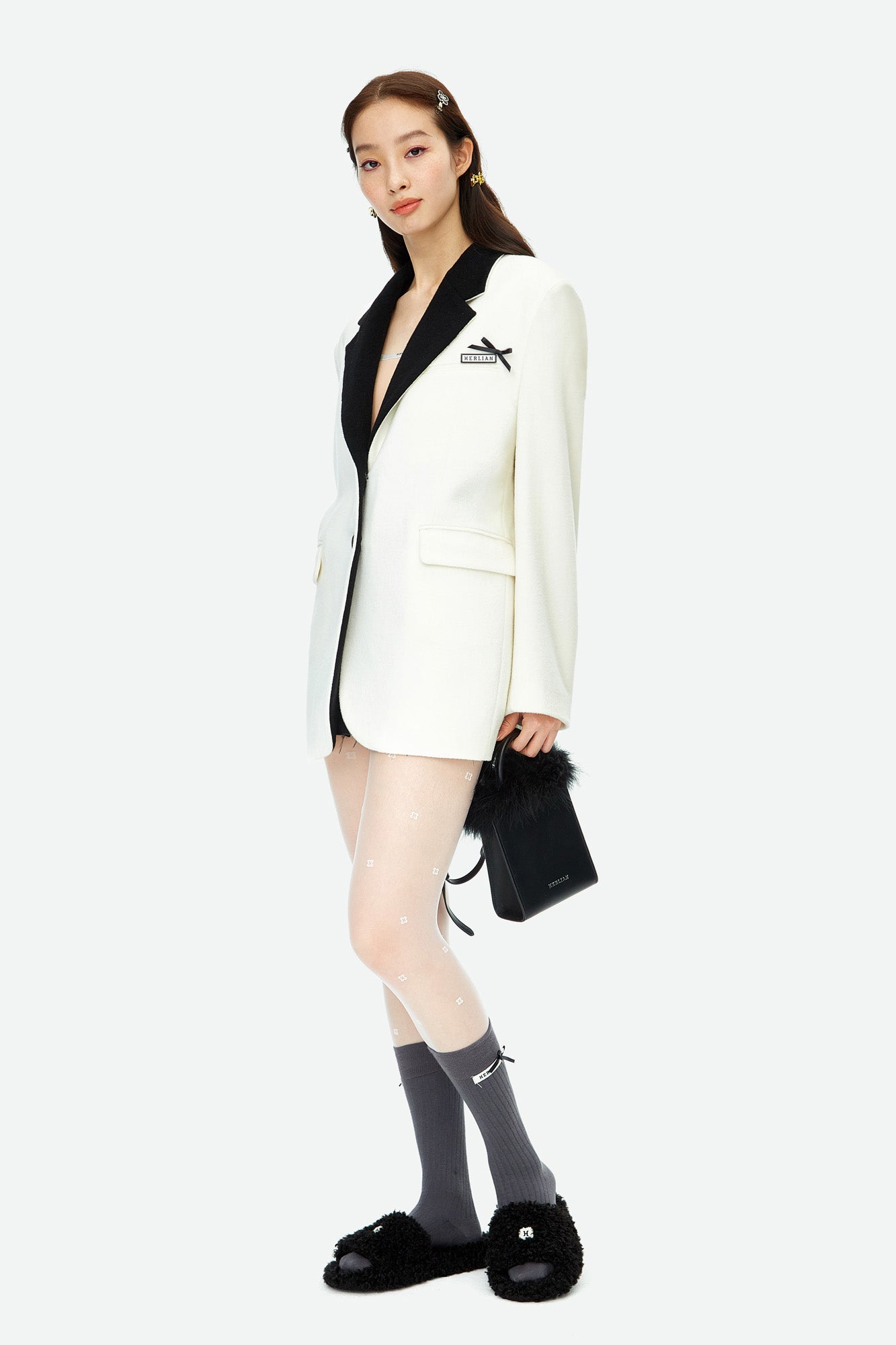 HERLIAN Wool Collision Blazer | MADA IN CHINA