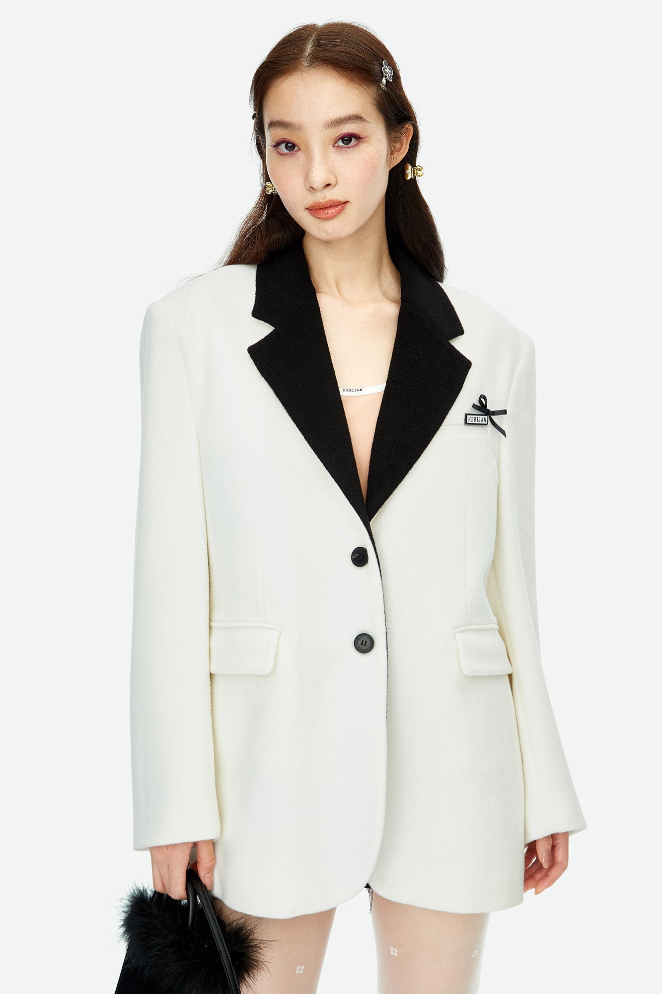 HERLIAN Wool Collision Blazer | MADA IN CHINA