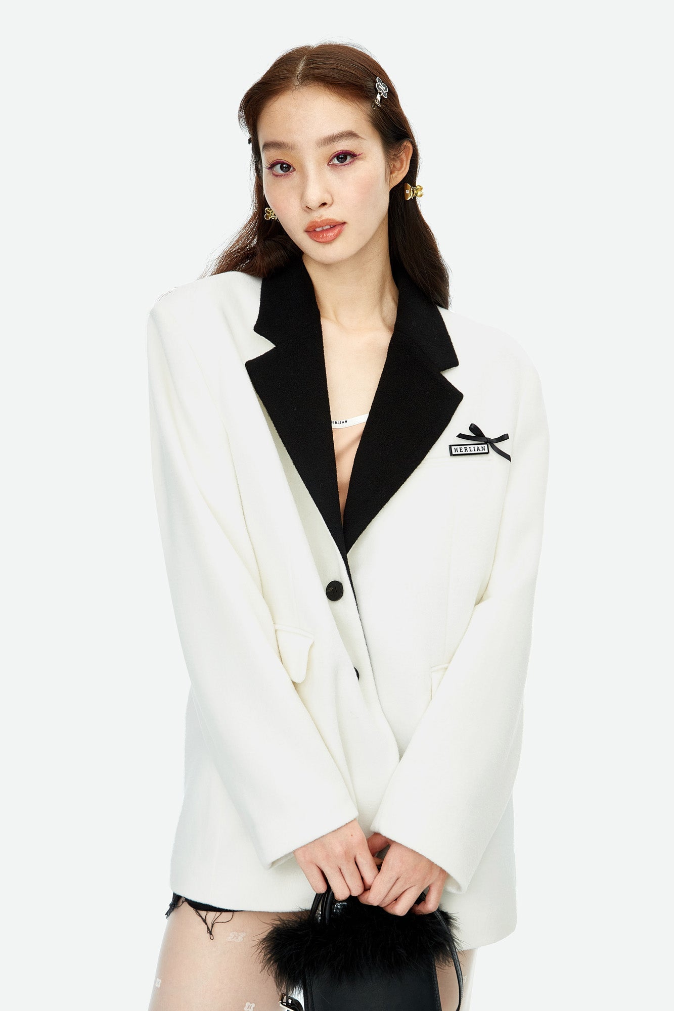 HERLIAN Wool Collision Blazer | MADA IN CHINA