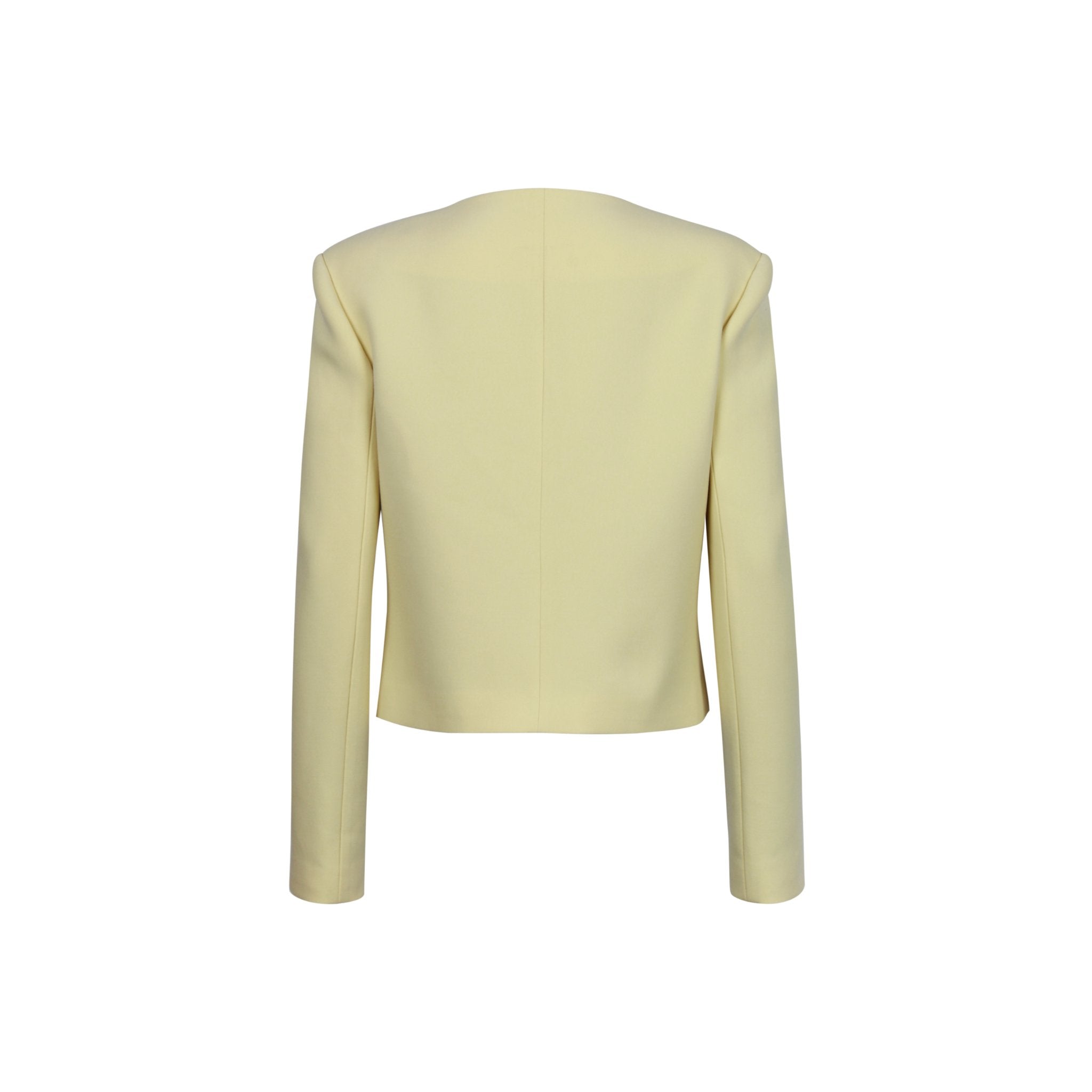 CALVIN LUO Yellow Butterfly Collar Blazer | MADA IN CHINA